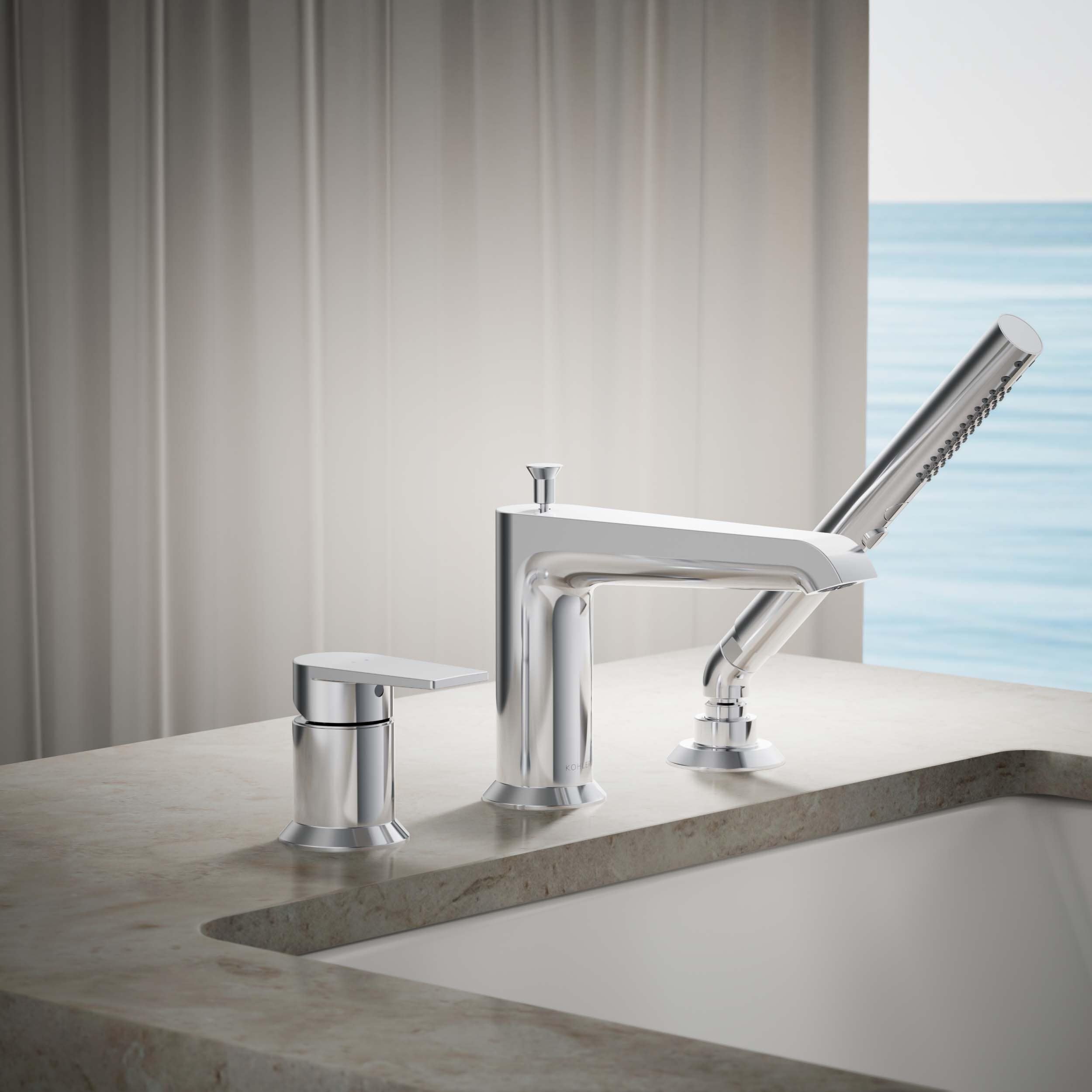 KOHLER K-97070-4-CP Roman-Tub-Faucets - View #2