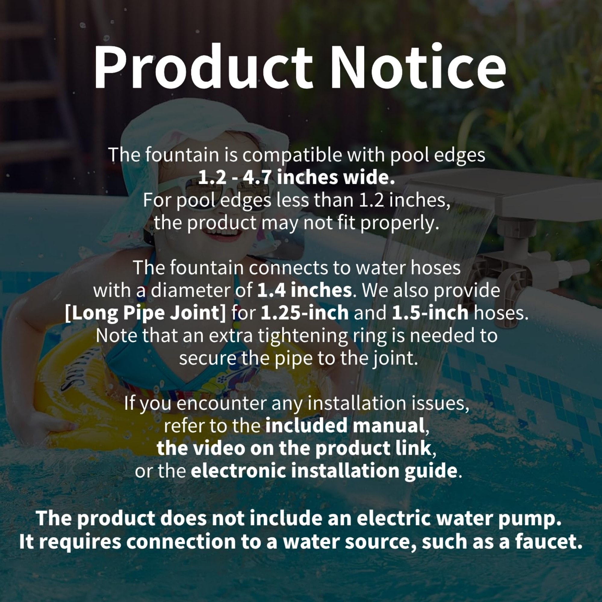 Wudkey L4-ST5G2V Pool-Fountains - View #3