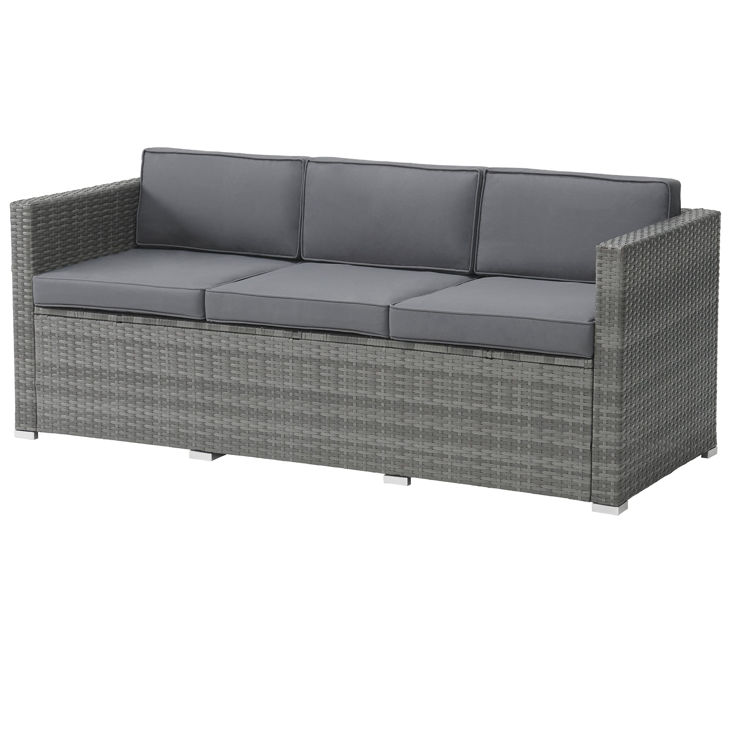 Lavish Home 80-OUTD-WK-SOFOTTBL Patio-Conversation-Sets - View #7