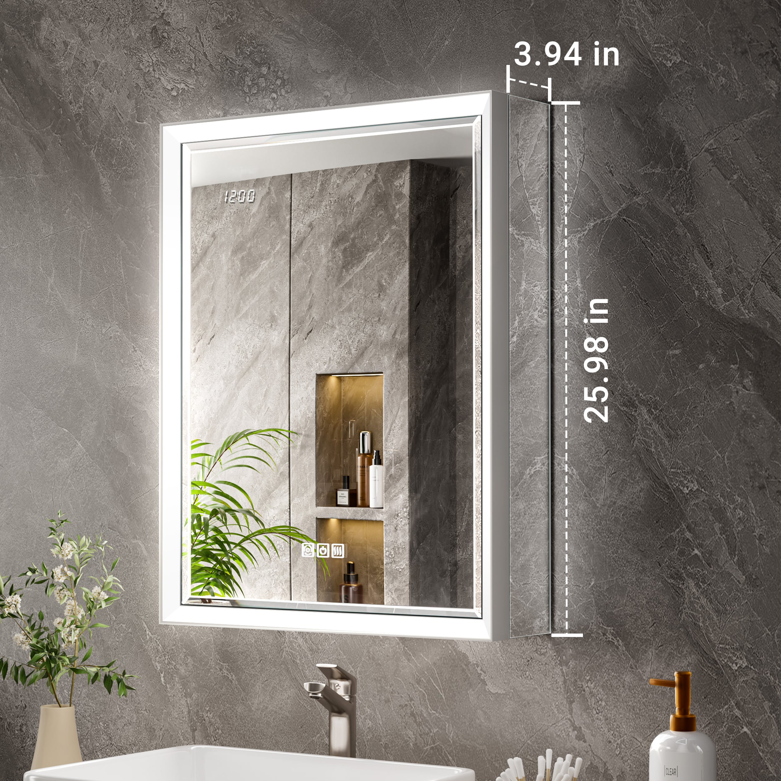 QueenFun BLMBSK0426 Bathroom-Medicine-Cabinets - View #3