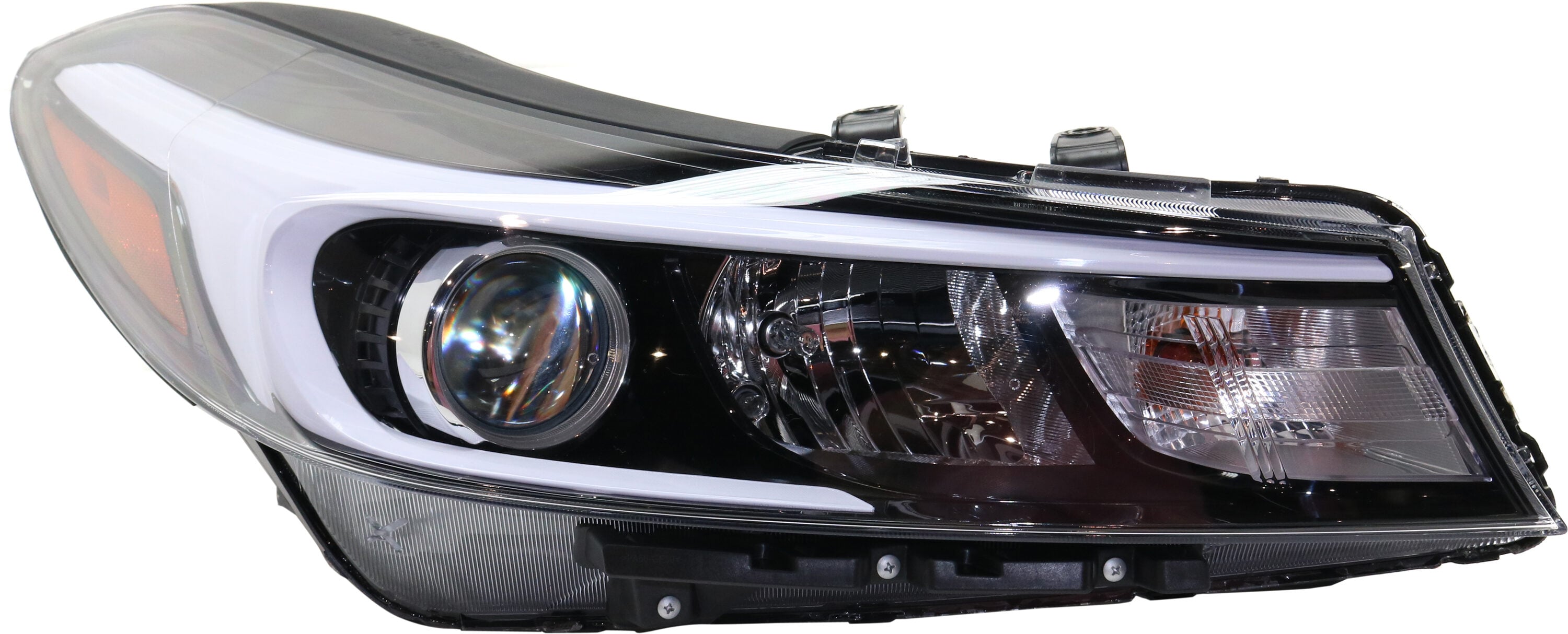 Garage-Pro JCWRK10010011QGP Passenger Side Headlight For Kia Forte 2017-2018 Also Fits Forte5 Halogen with Bulb(s) Capa Built Up To July 04 2017- Without LED Accents Replaces# 92102b0700