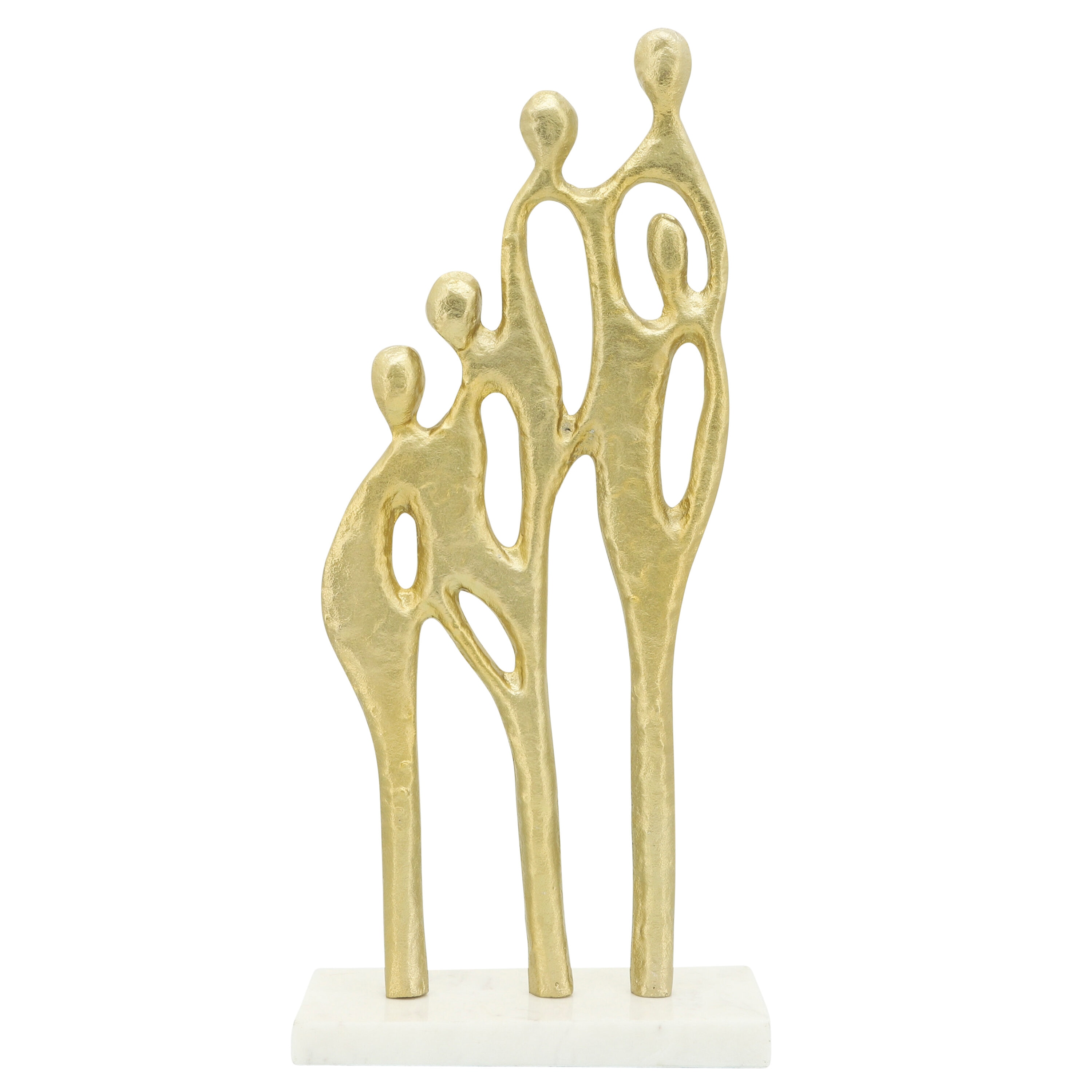 Sagebrook Home 16260-02 Gold Aluminum Modern Sculpture