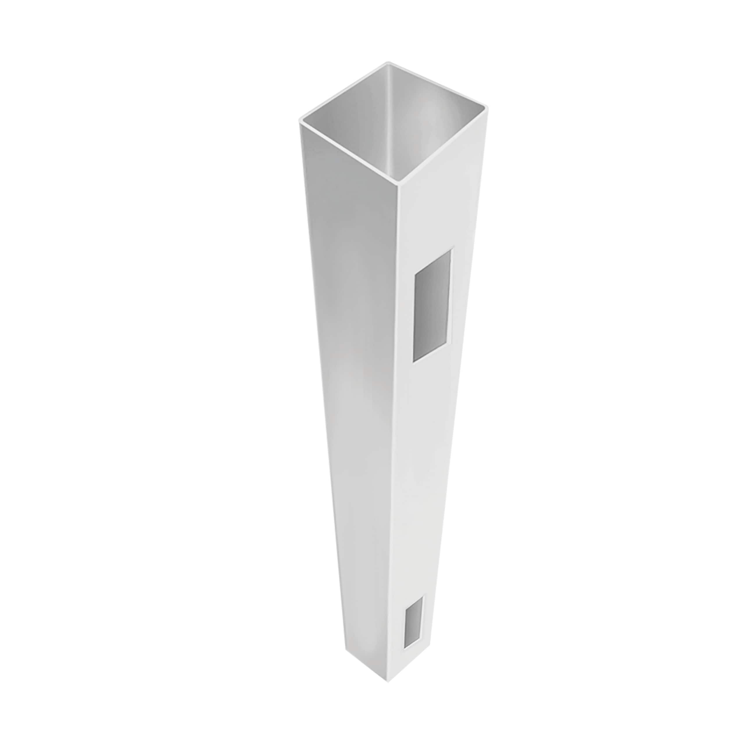 Freedom 73011756 Keswick 7-ft H x 5-in W White Vinyl End Fence post (Unassembled)