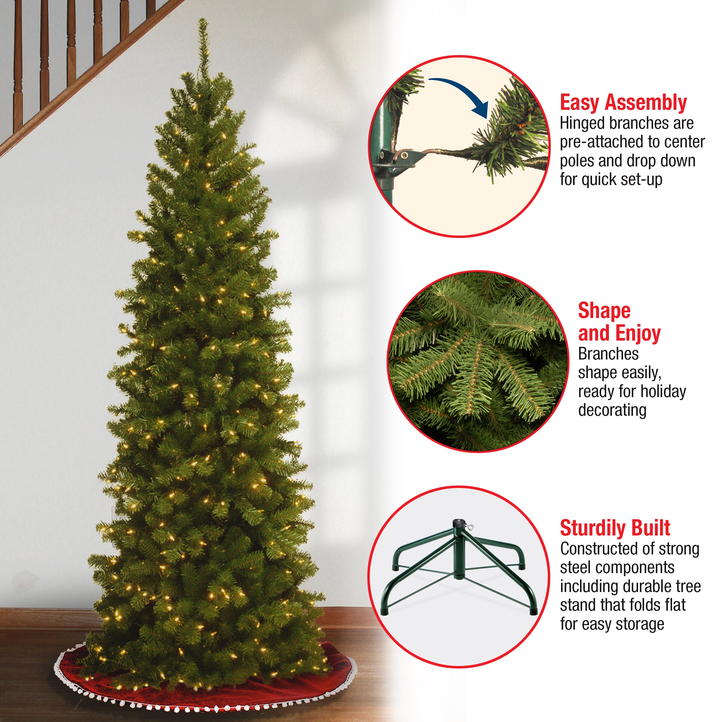 National Tree Company NRV7-358-75 Artificial-Christmas-Trees - View #8