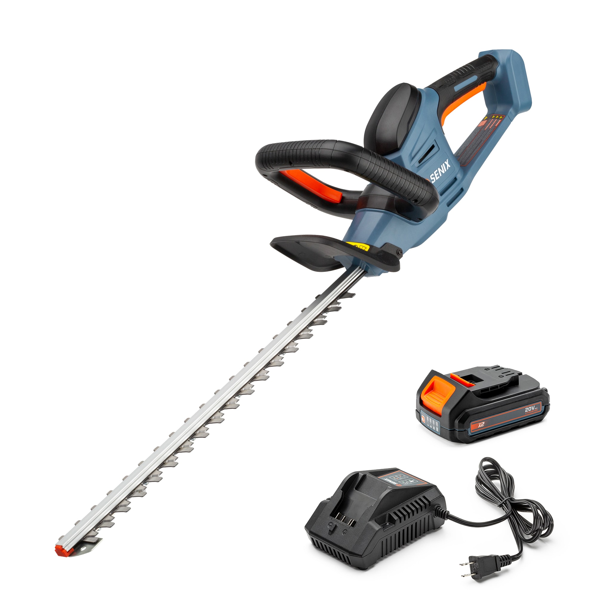 SENIX 20-volt Max 18-in Battery Hedge Trimmer 2 Ah (Battery and Charger Included) HTX2-M Sansujyuku sansujyuku.com