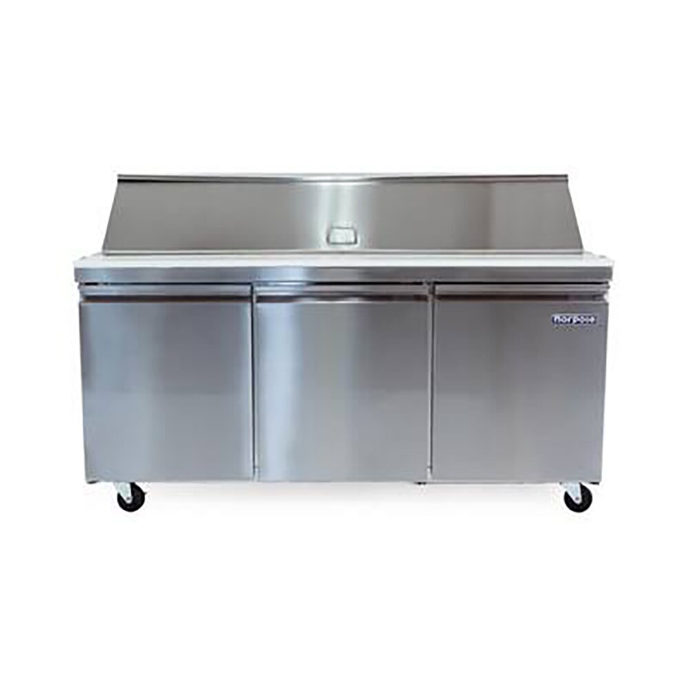 Norpole NP3R-SWMT Refrig-Prep-Tables - View #3