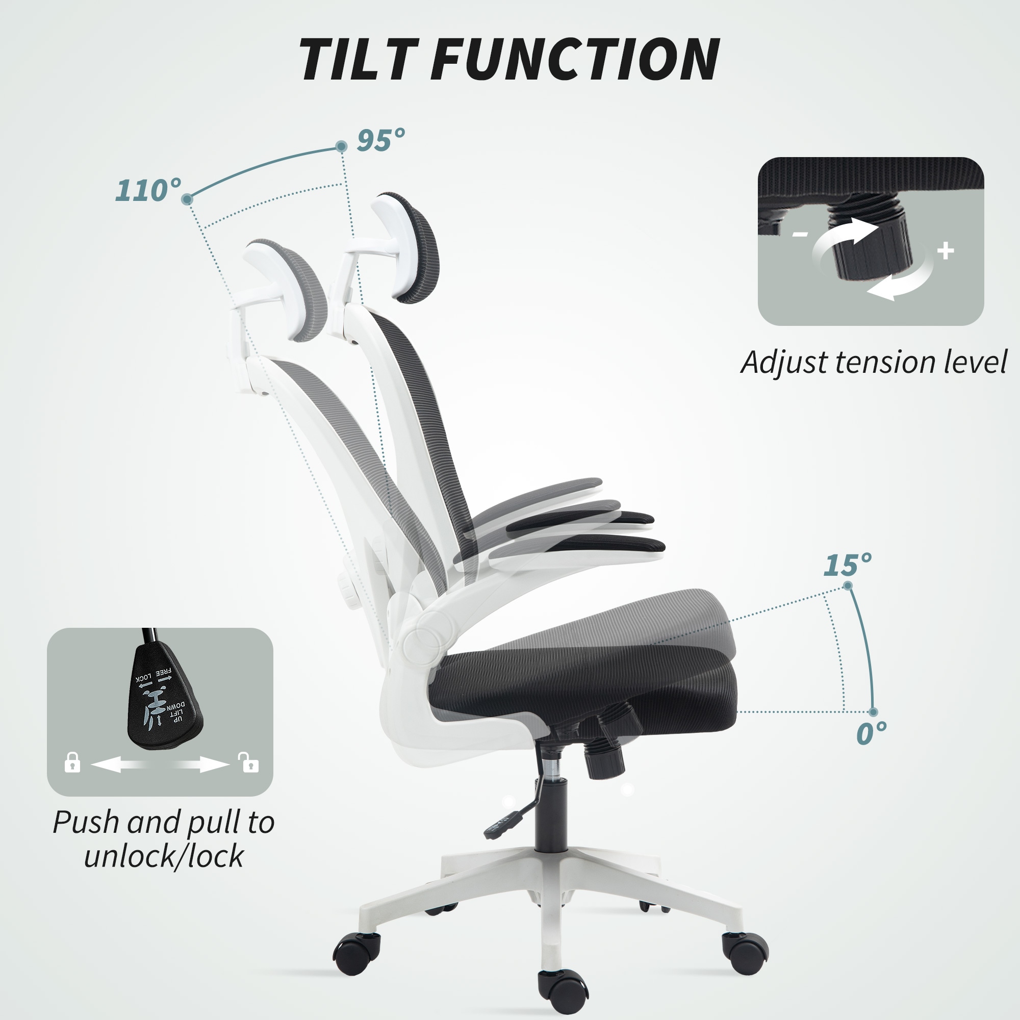 HomCom 921-796V00BK Office-Chairs - View #8