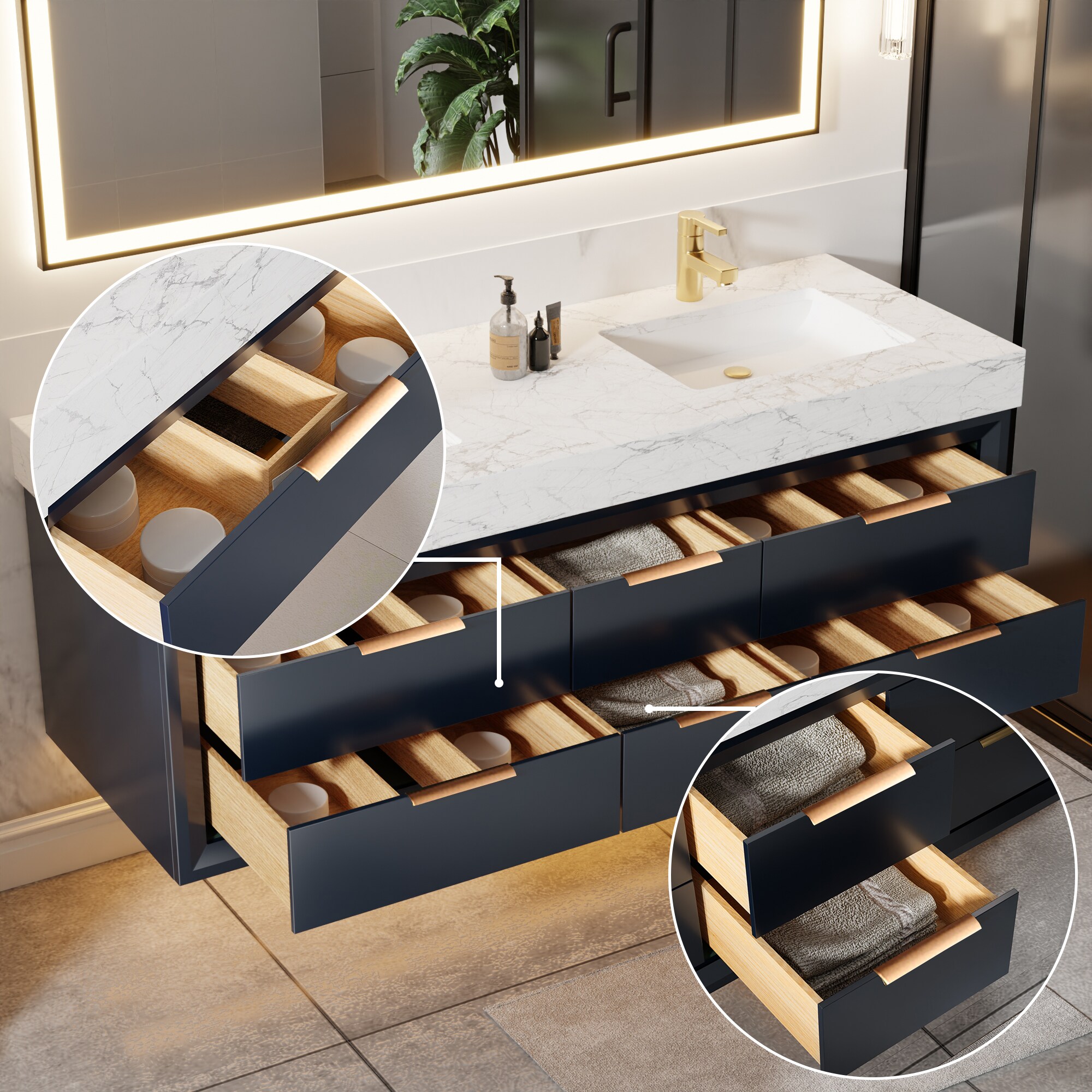 ExBrite XB6021V11DBE Bath-Vanity-Combo - View #4