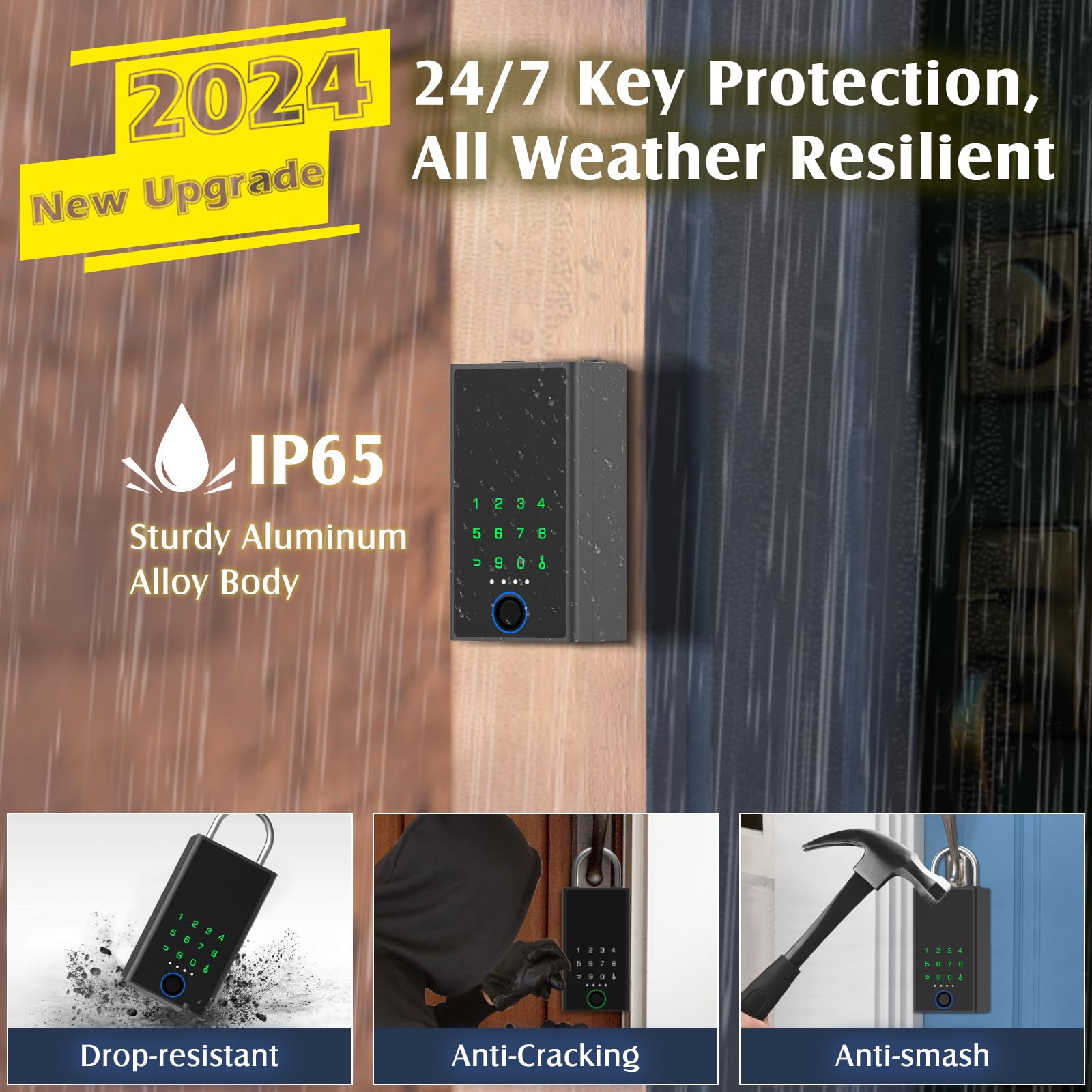 Ahfiwaso LAH0810H345 Electronic-Door-Locks - View #4