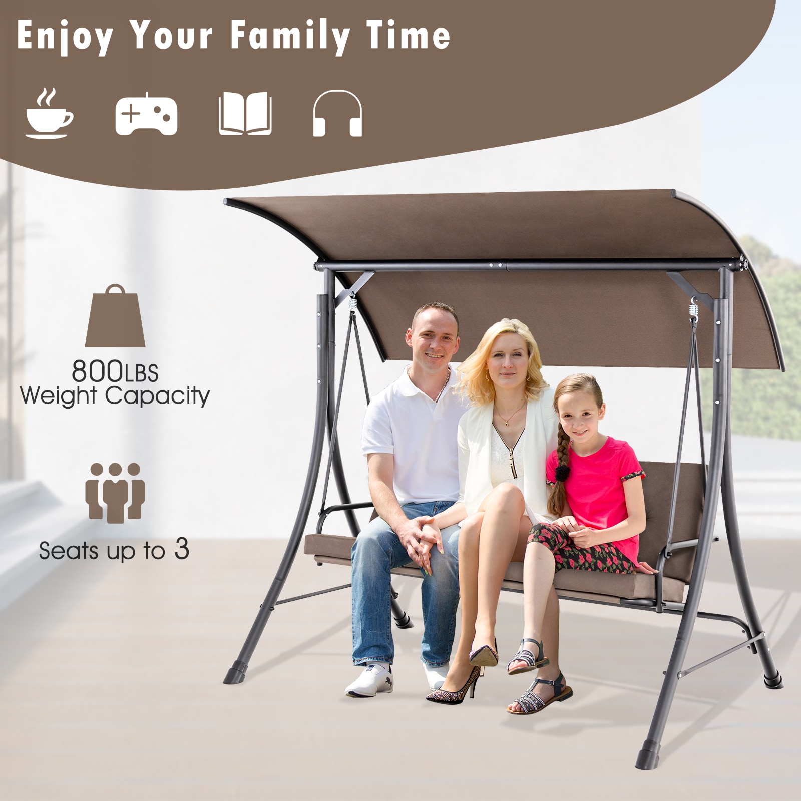 Forclover ASE-MF030 Replace-Porch-Swing-Glider-Tops - View #9