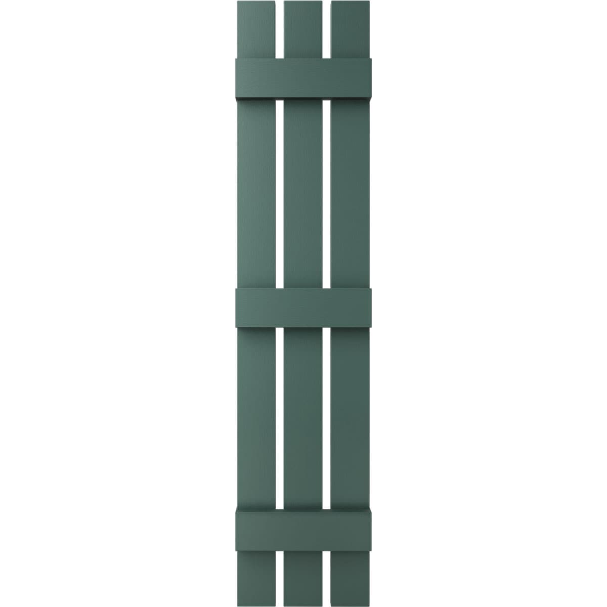 Ekena Millwork LS3C12X08400FG 12-in W x 84-in H Forest Green Board and batten Spaced Exterior Shutters ( 2 -Pack )