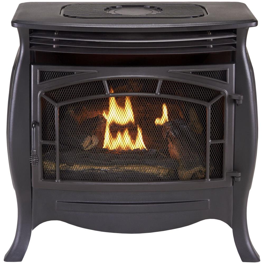 Bluegrass Living BSSP26ART-M 1200-Sq. Feet Dual -Burner Vent-free Corner or flat wall Liquid Propane Gas Stove