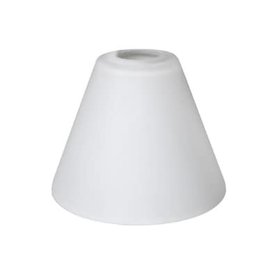 5 51 In X 6 Cone Frosted Opal, How To Clean Frosted Glass Lamp Shades