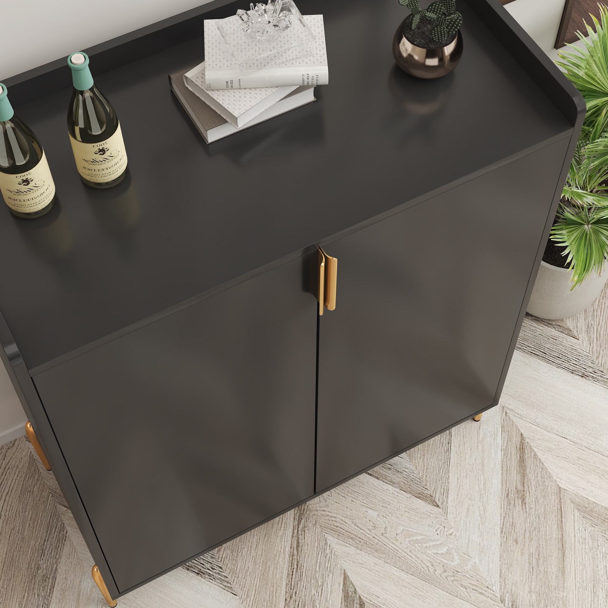 SINOFURN SYB930027BK Dining-Kitchen-Storarge - View #10
