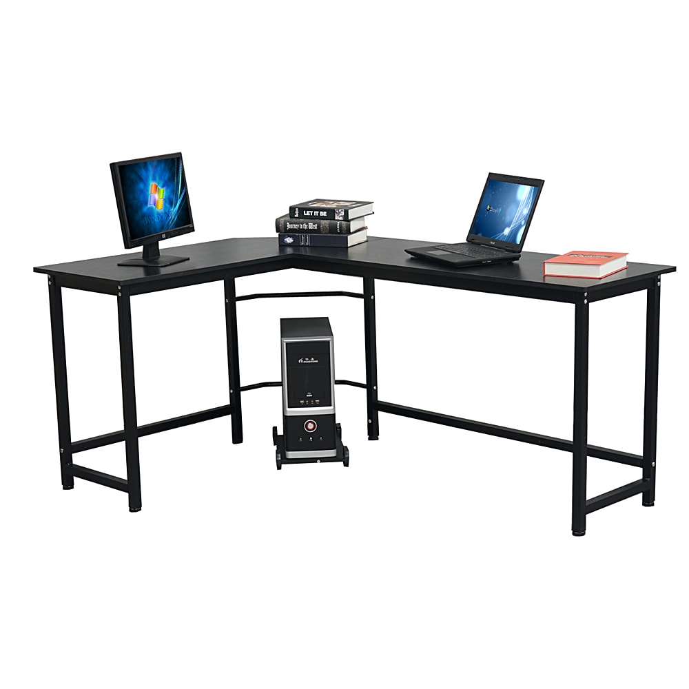 Winado 951236189499 Computer Desk 66.14-Inches Black Modern/Contemporary Computer desk