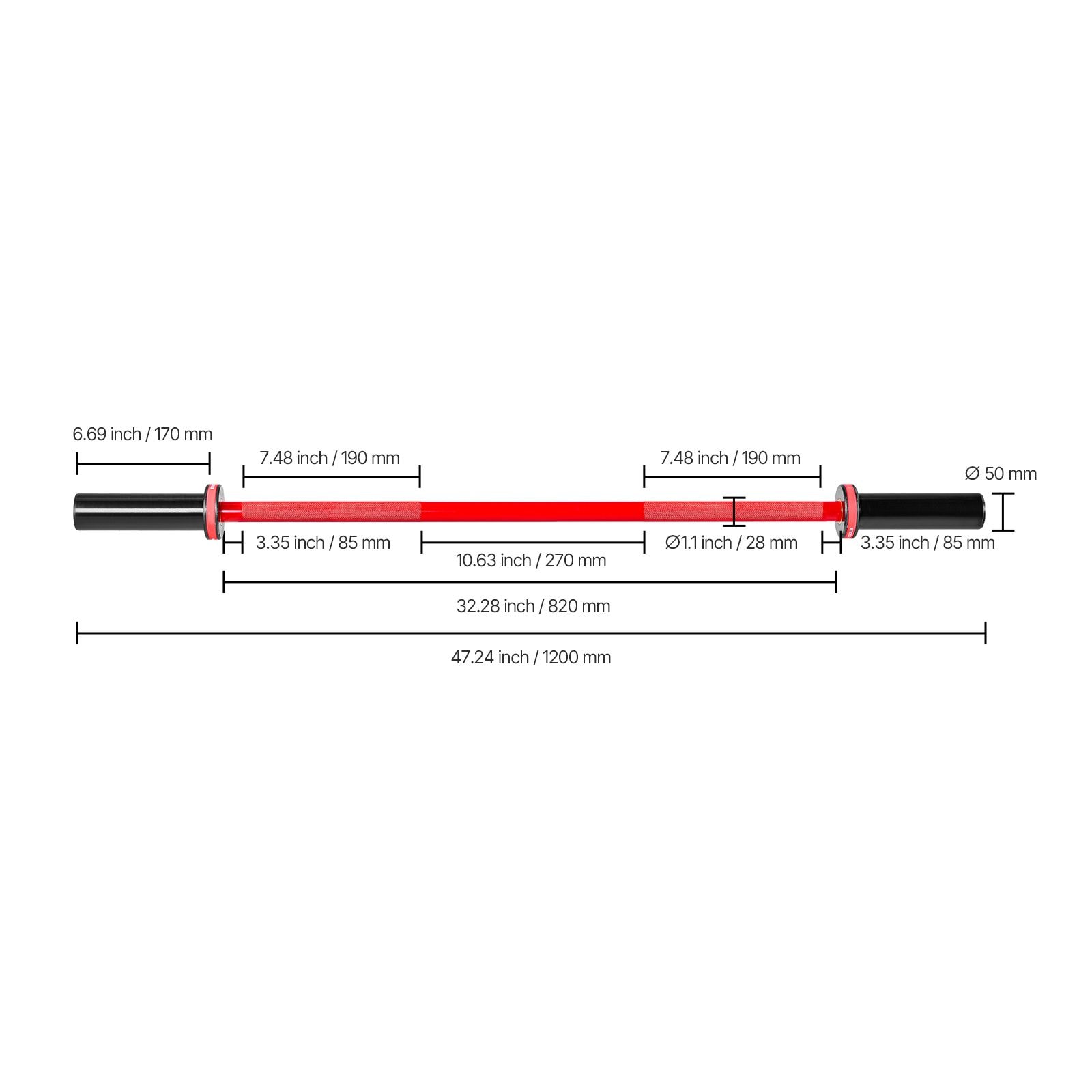 Redliro GLGGLG12MTCTQ2ESB001 Barbells-Weight-Bars-Plates - View #5