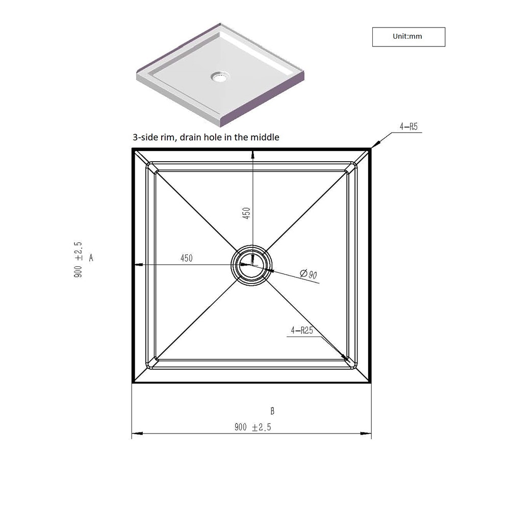 WELLFOR BTO BL-132-OPT-LS Shower-Doors - View #4