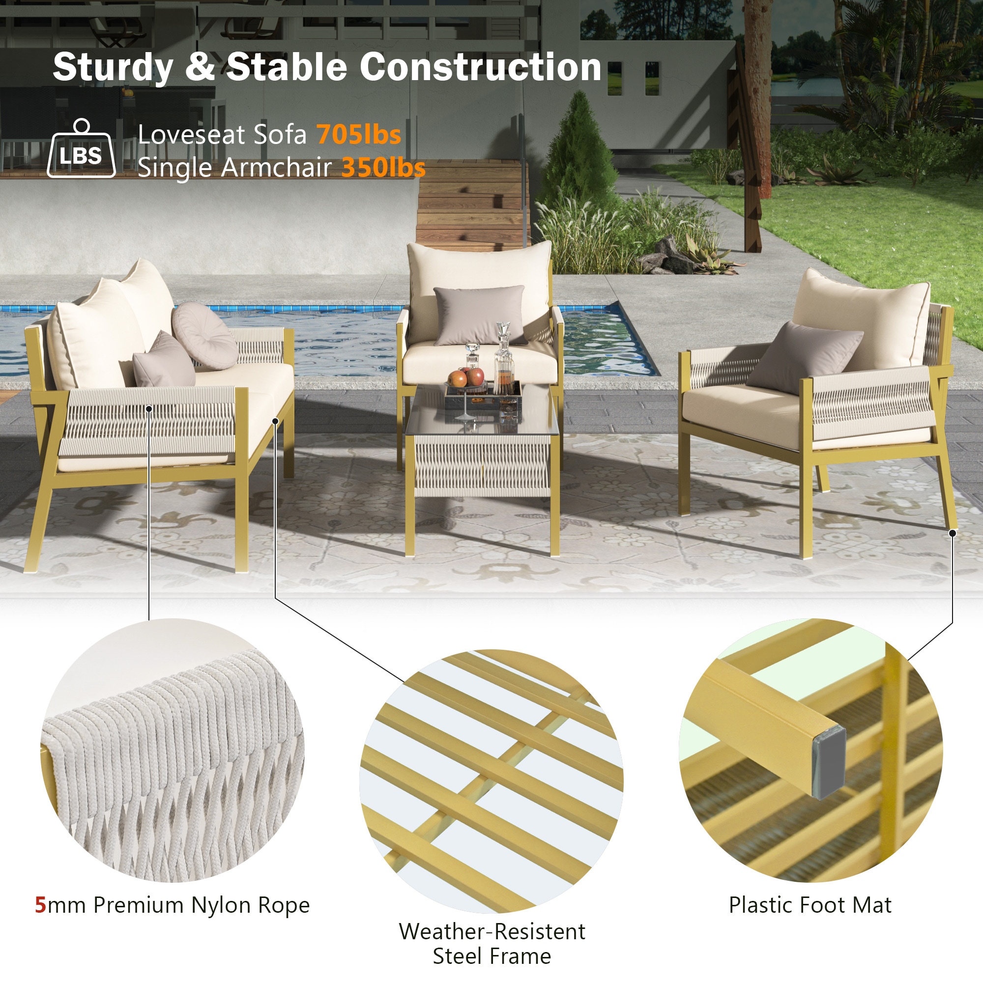 Direct Wicker DWS-SK000003AAZ Patio-Conversation-Sets - View #6