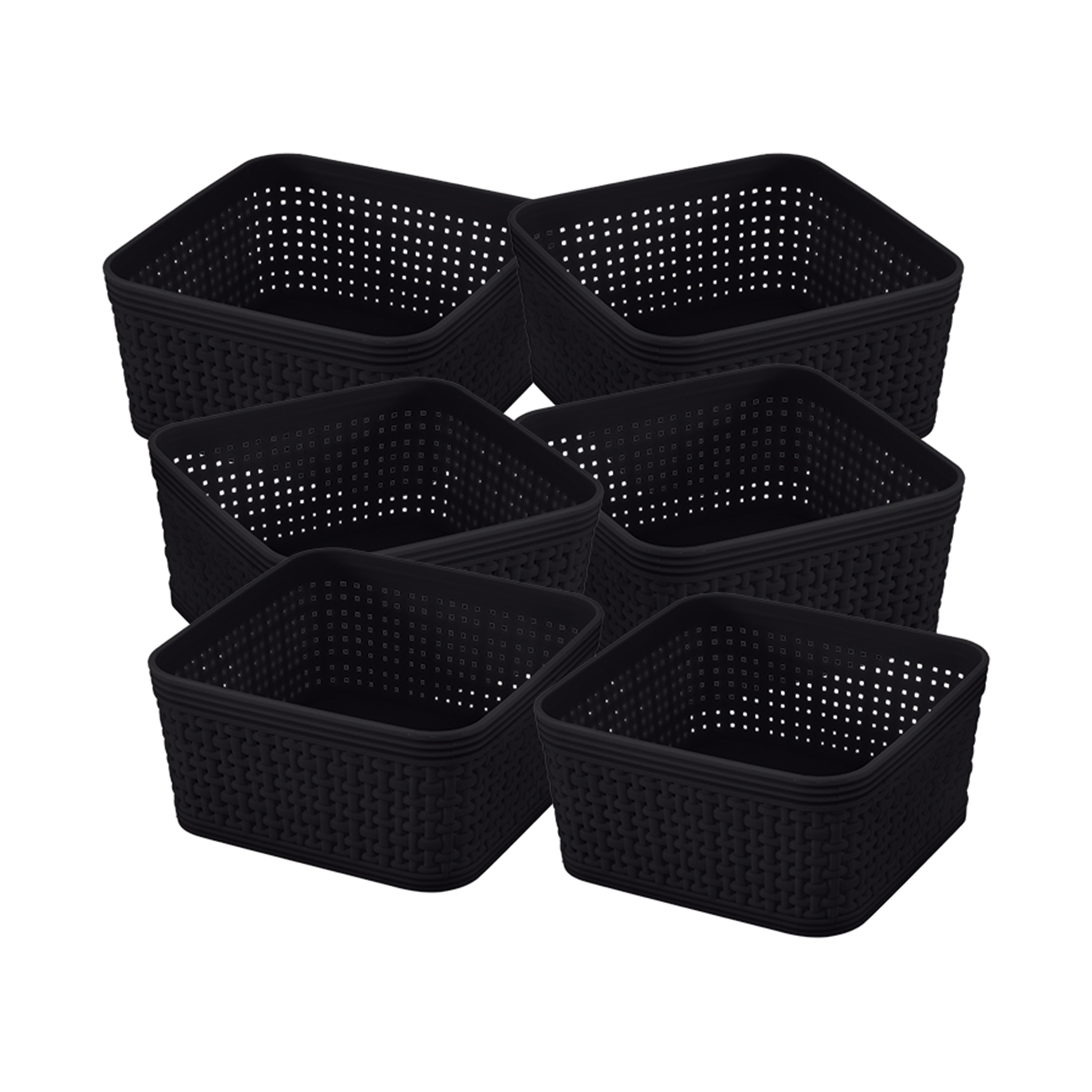 Simplify 4-Pack 12.76-in x 3.66-in Clear Plastic Drawer Organizer in the Drawer  Organizers department at