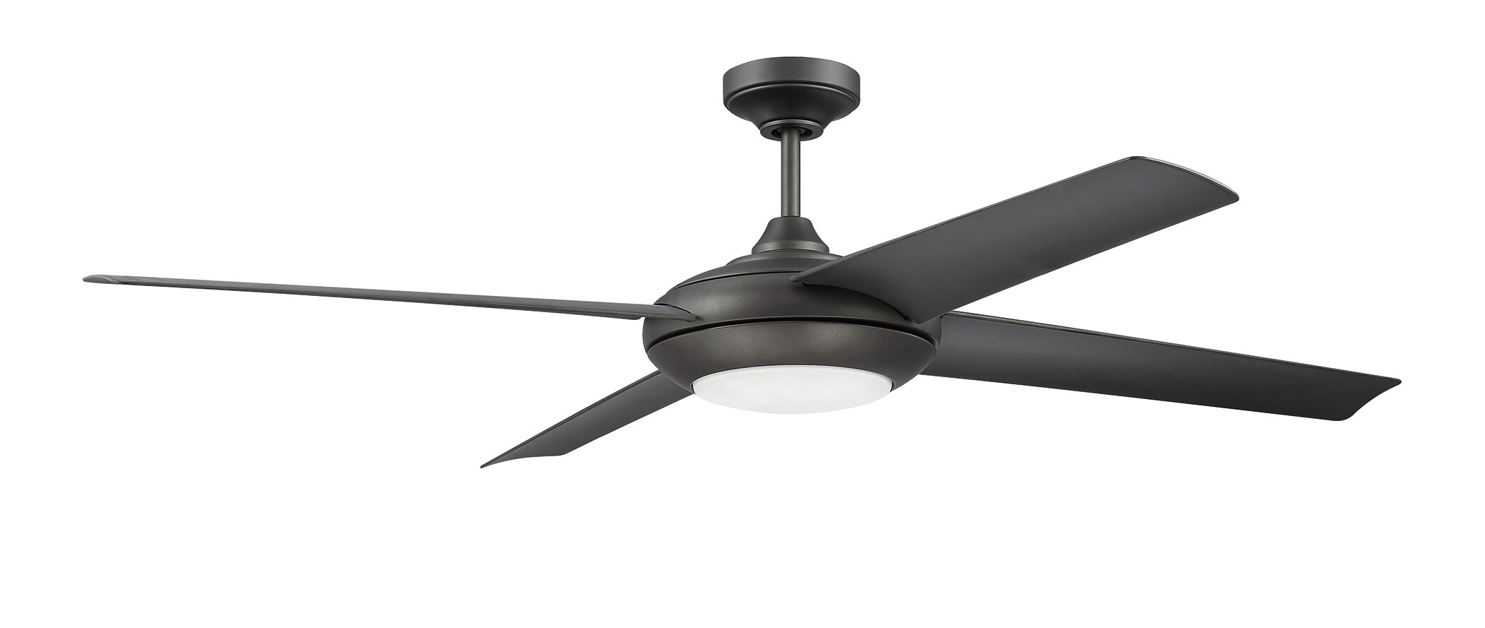 Craftmade MOD60ESP4 Moderne 60-in Espresso Integrated LED Indoor Ceiling Fan with Light and Remote (4-Blade)