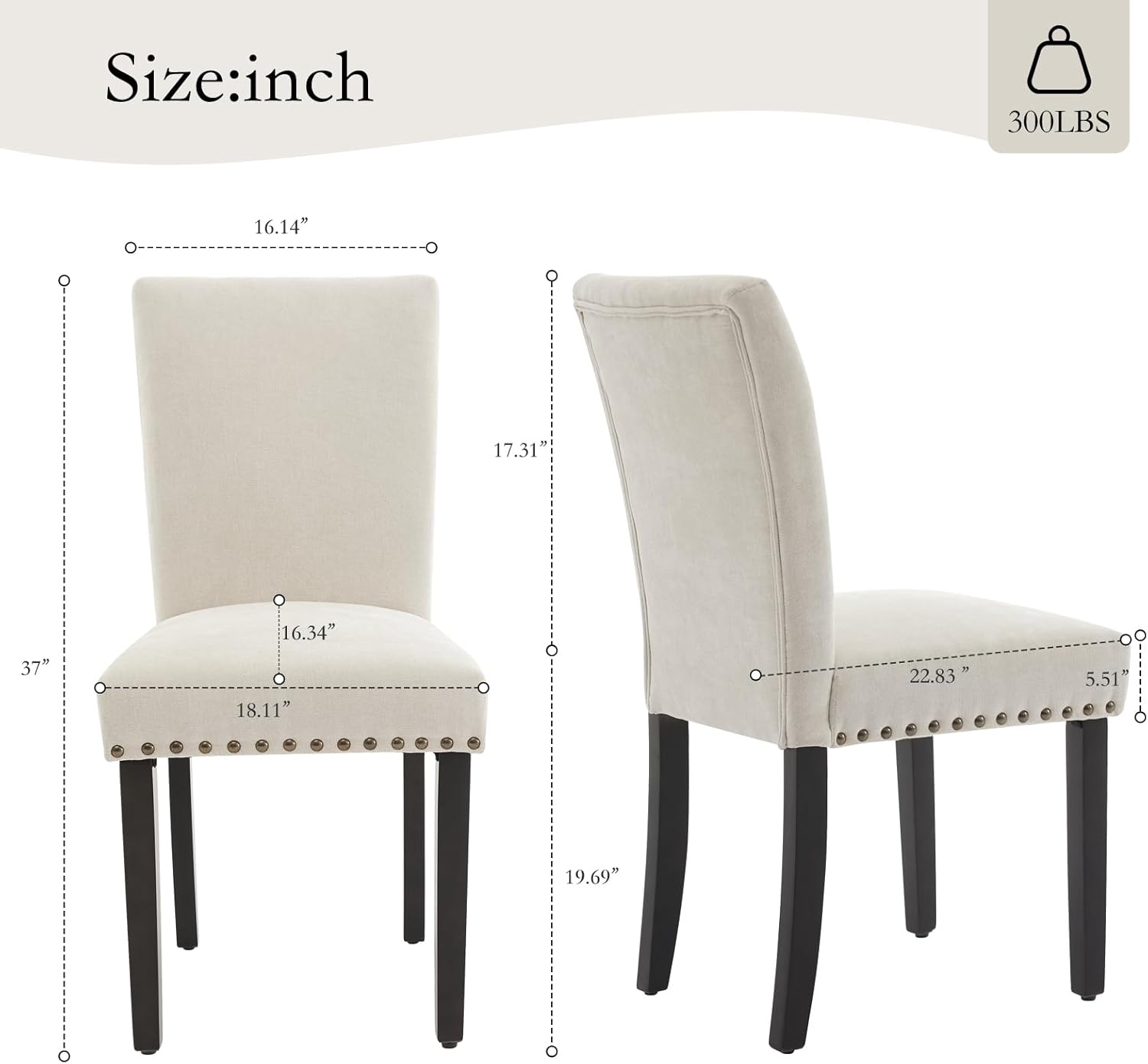 Qeetex LHF-CY-7BL19 Dining-Chairs - View #3