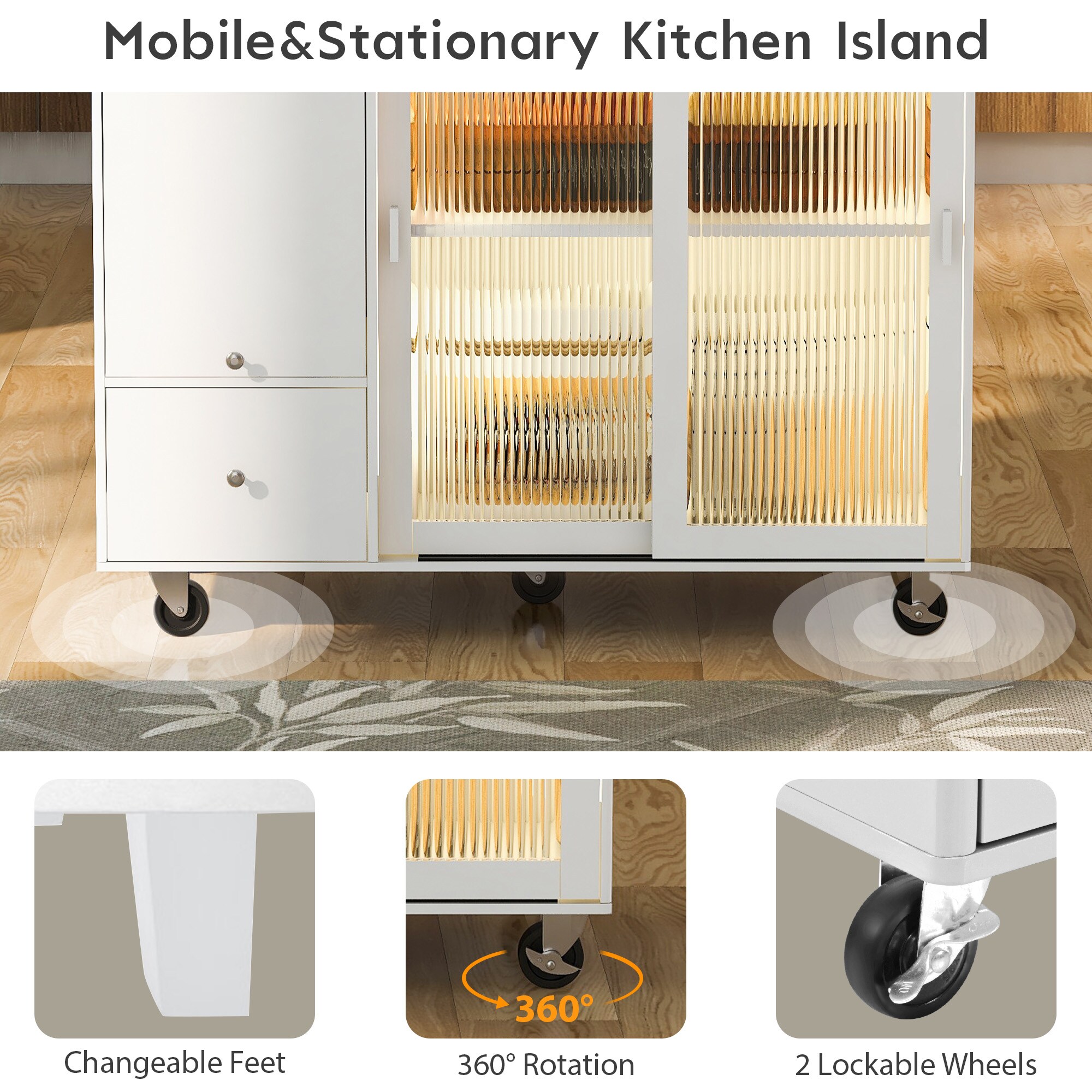 Kahomvis KK-QPO2-7W Kitchen-Furniture - View #7