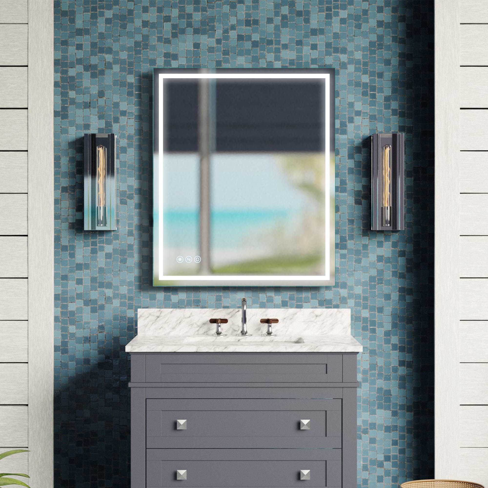 Forclover TAK-LM04F13036 Framed-Bath-Mirrors - View #3