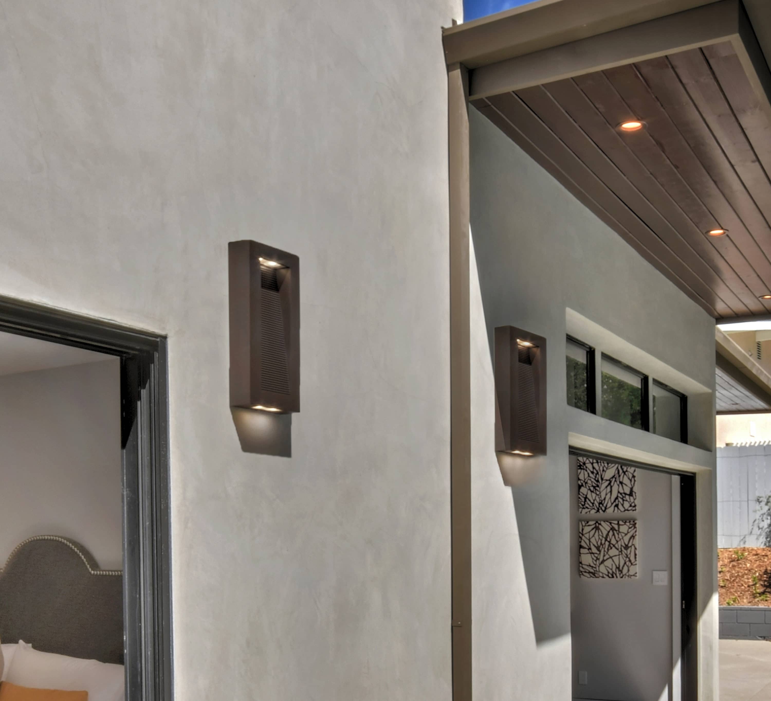 Architectural Bronze 22" LED Outdoor Wall Sconce