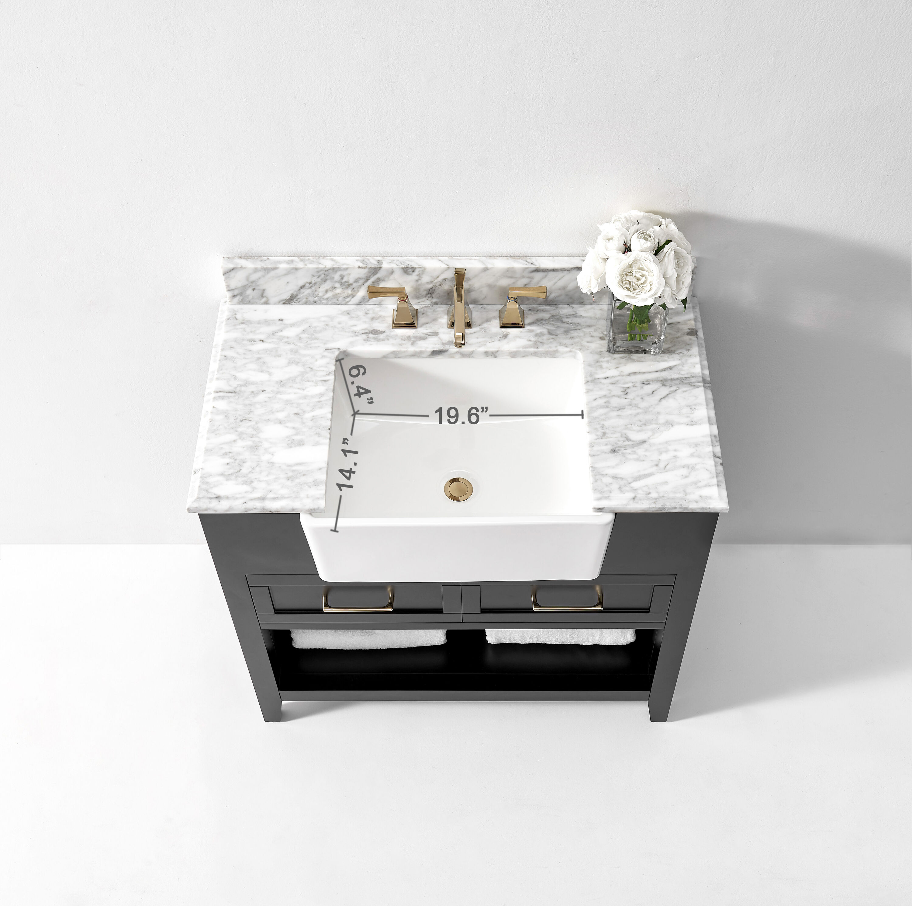 Ancerre Designs VTS-HAYLEY-36-BO-CW Bath-Vanity-Combo - View #6