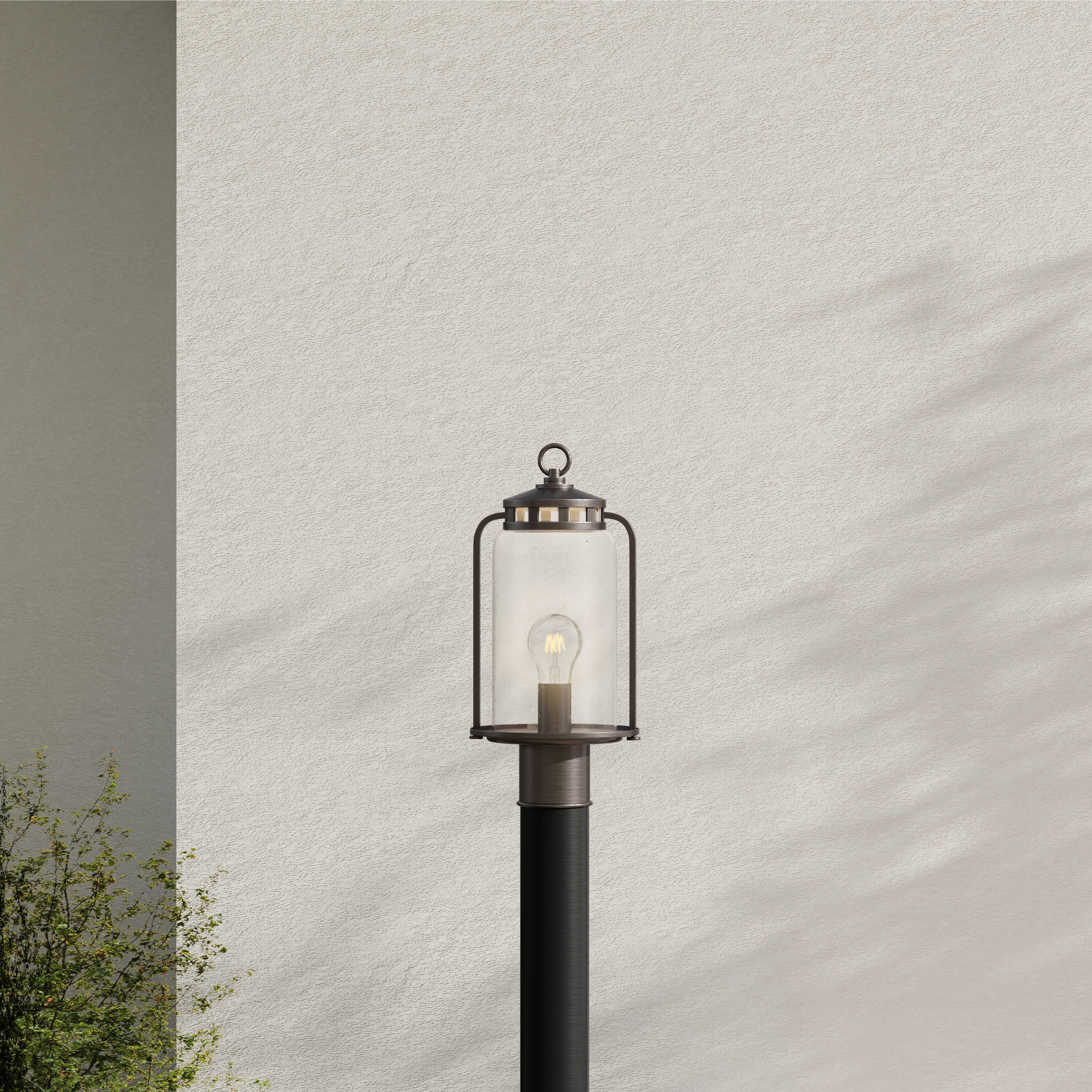 Progress Lighting P6436-20 Botta 16-in Antique Bronze Farmhouse Outdoor Light post lantern