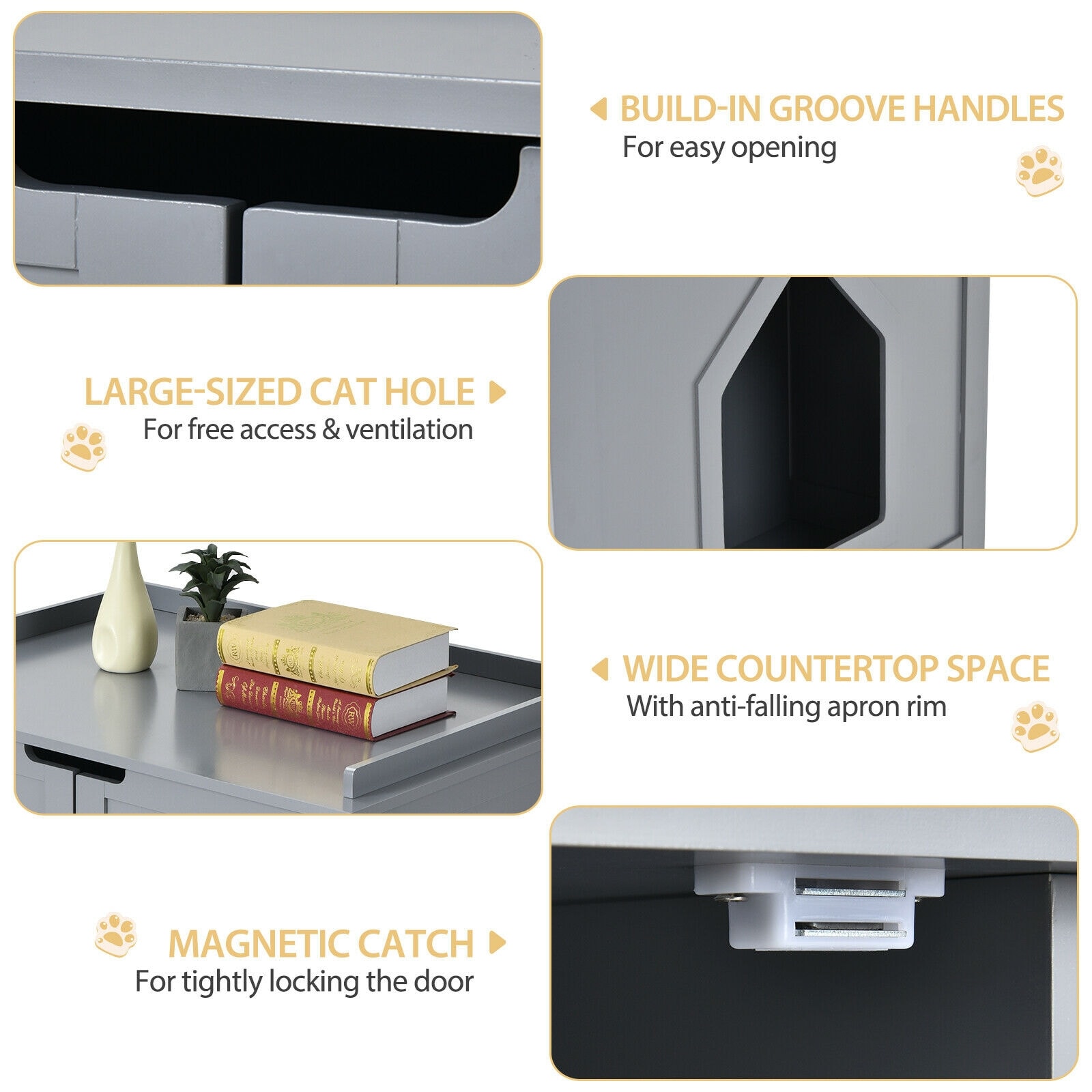 Forclover CJW-LB19GR Litter-Boxes - View #4