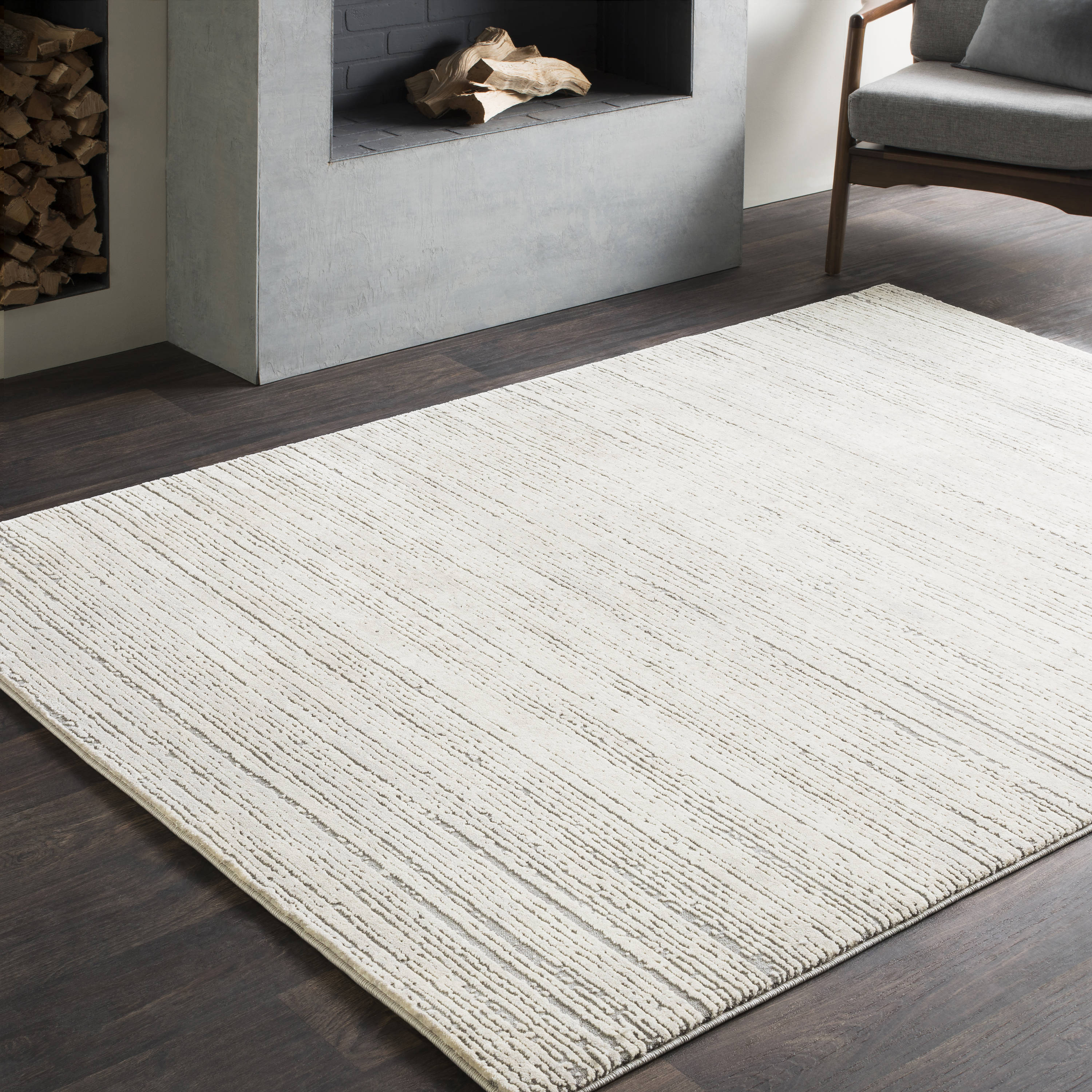 Surya TBT2308-93123 Tibetan 9 x 12 Khaki Indoor Abstract Industrial Area Rug
