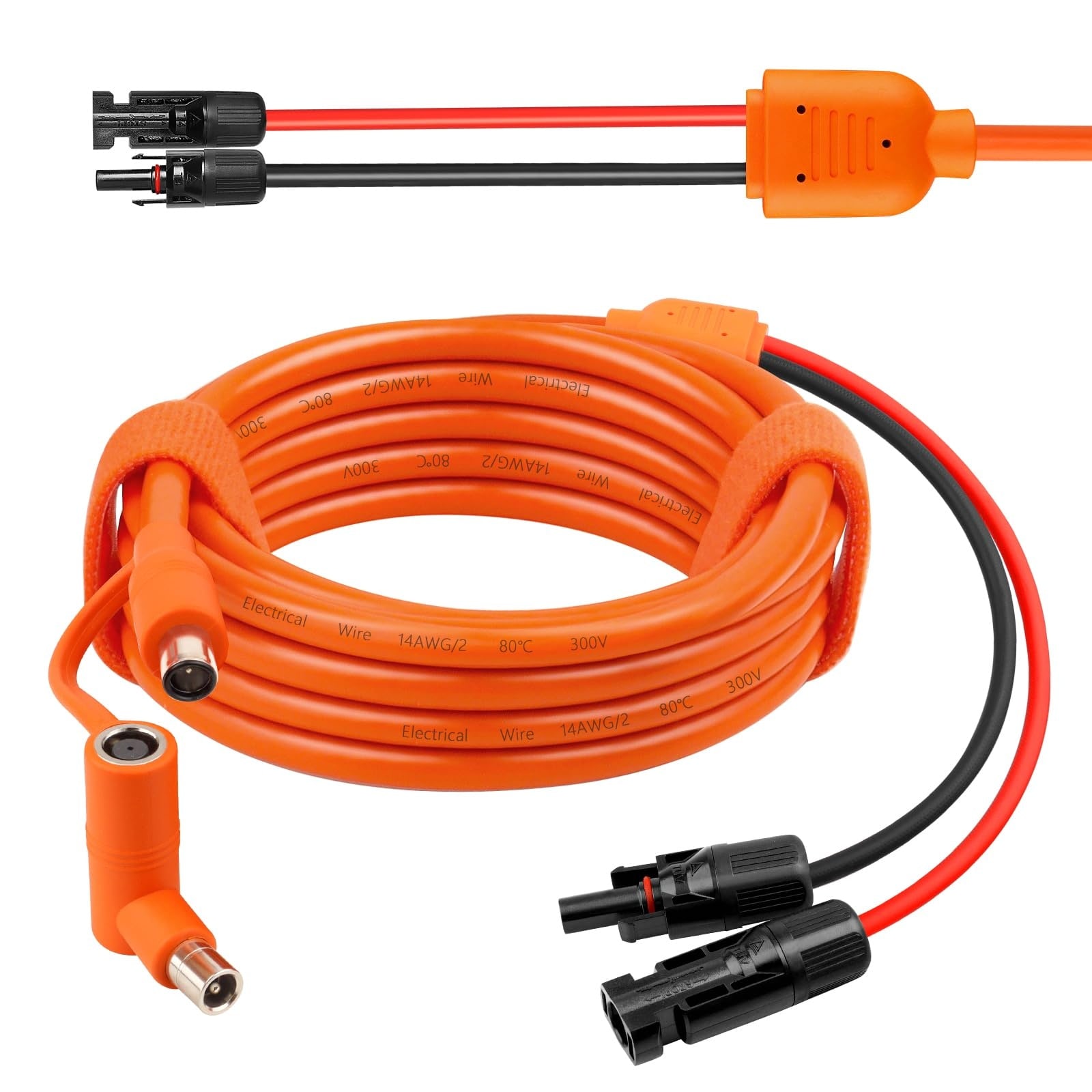 Misopily Solar to DC 8mm Extension Cable 10FT 12AWG 14AWG with