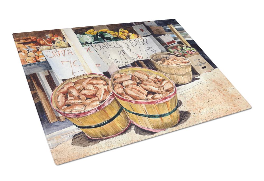 Caroline's Treasures 8699LCB Food or Beverage 11.25-in L x 15.75-in W Glass Cutting Board