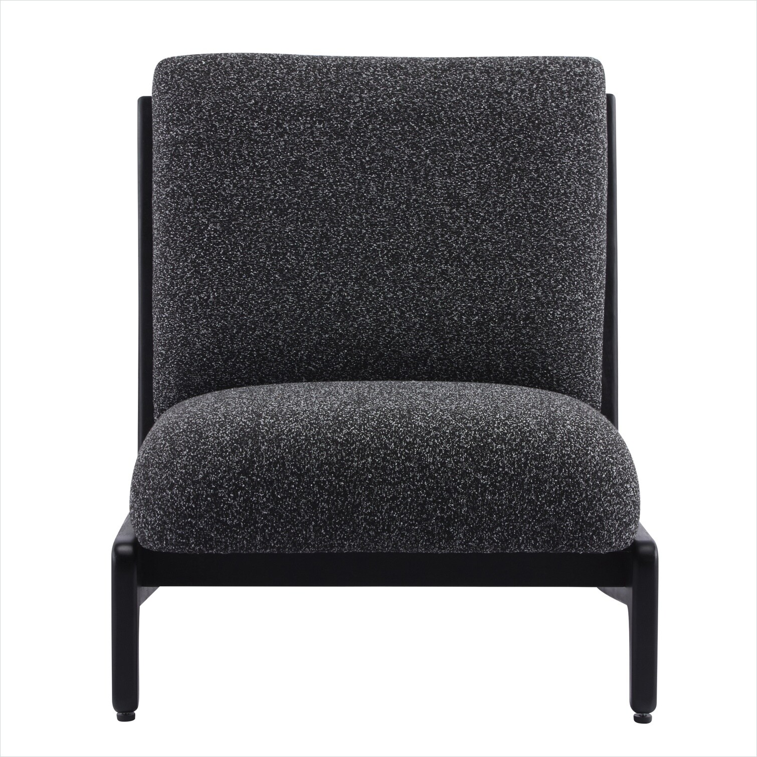 Naturefalls Set of 2 Modern Accent Chairs with Solid Wood Frame Plush ...