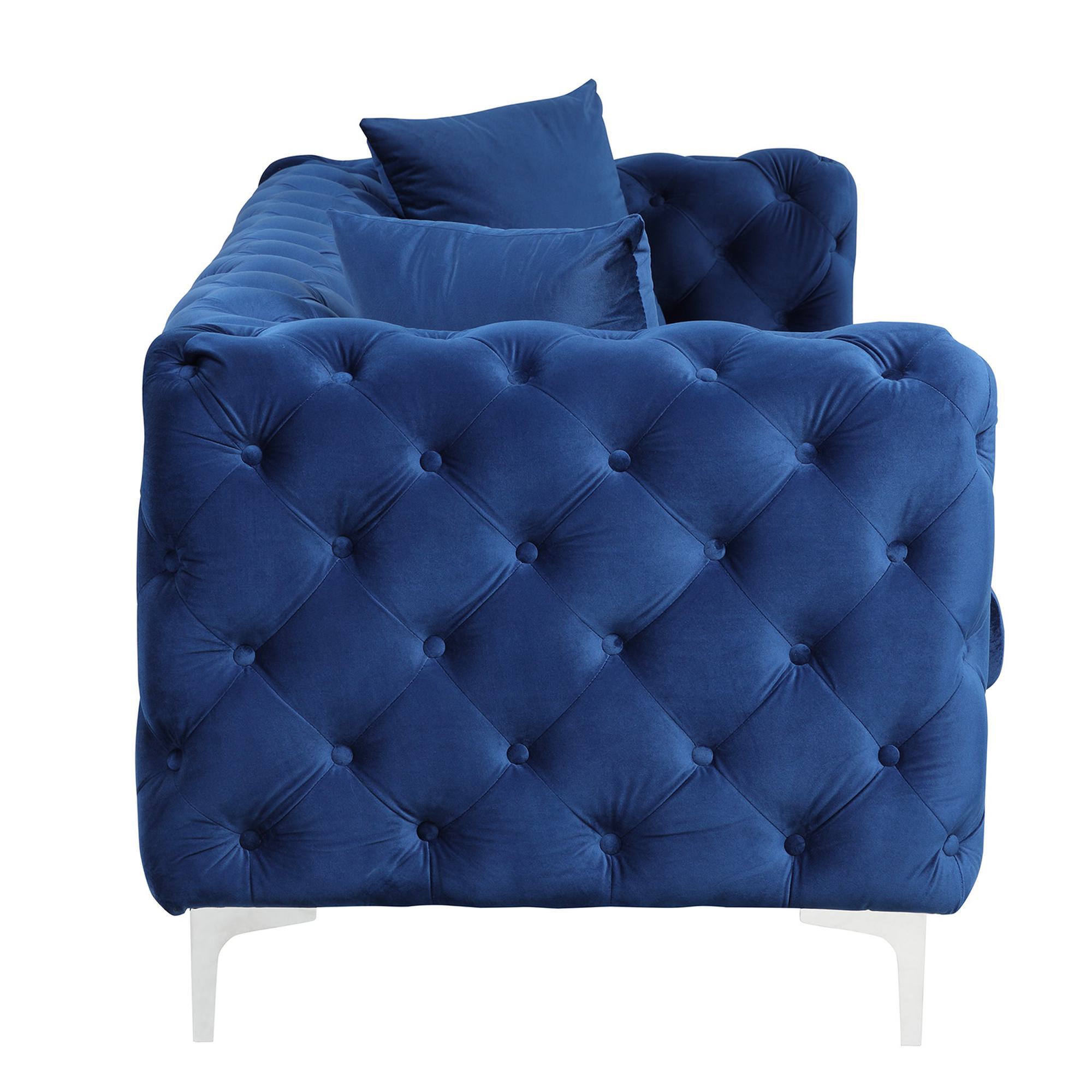 FARATI 8206-BLUE-3 Sofas-Loveseats - View #4