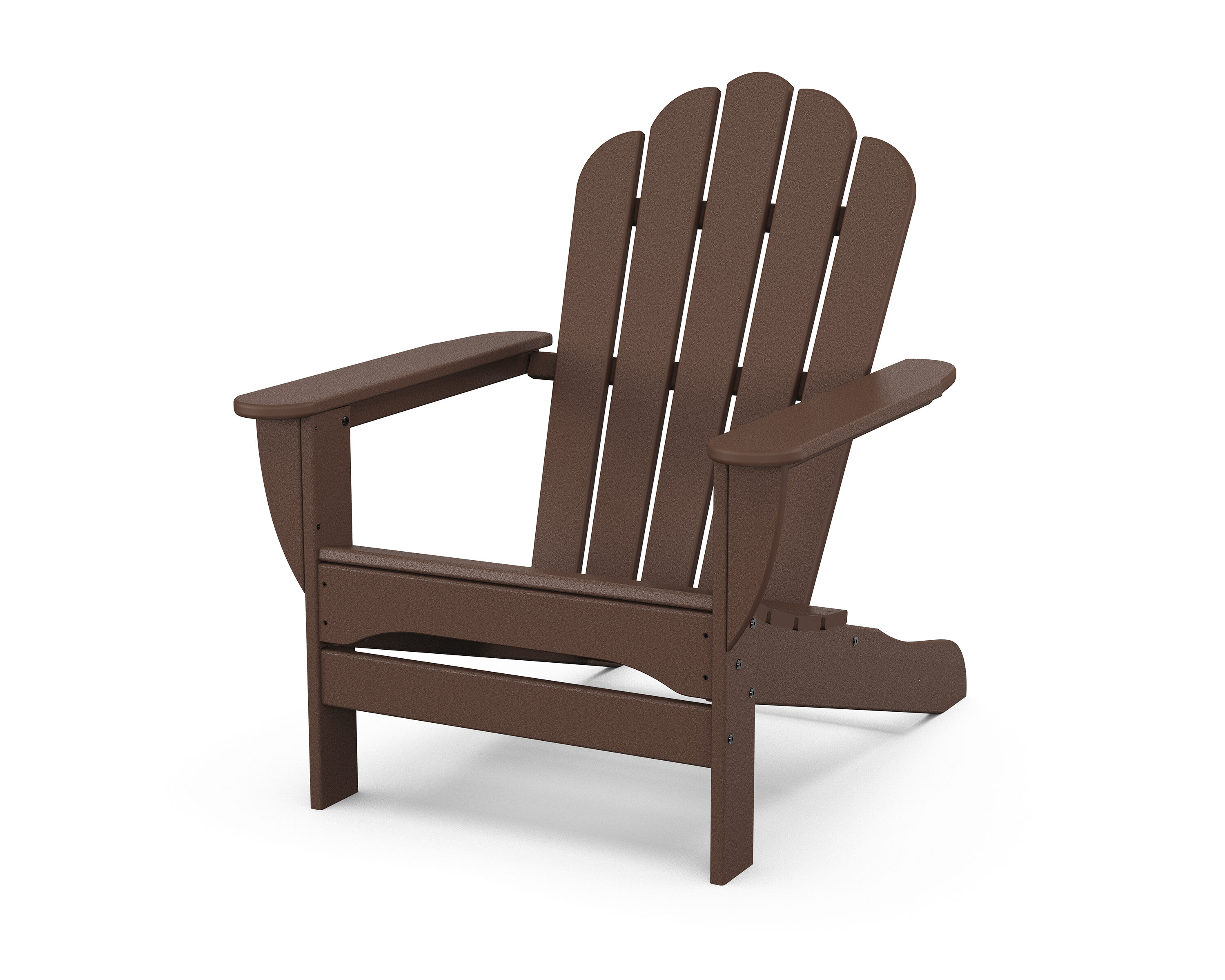 Trex Outdoor Furniture TXAD7034VL Monterey Bay Vintage Lantern Plastic Frame Stationary Adirondack Chair with Slat Seat