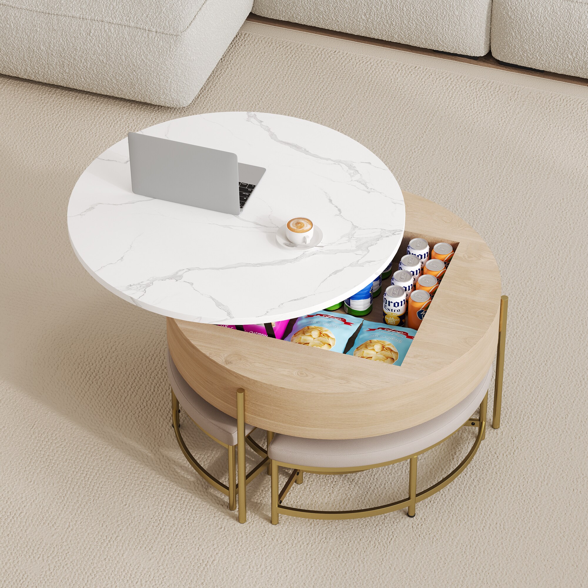 ModernLuxe L3P-CH265770AAK Coffee-Tables - View #4