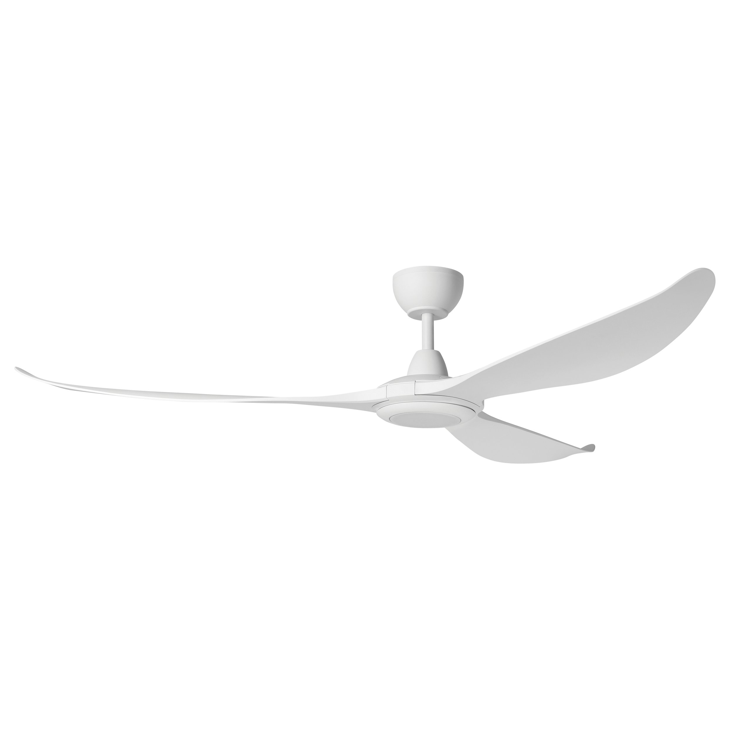 EGLO 235501-7201A Mission Bay 72 Integrated LED Smart White with White Blades Ceiling Fan With Light - Remote Included ( 3 -Blade )
