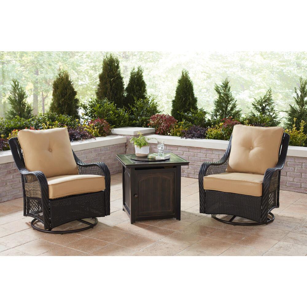 Hanover ORL3PCFPSQ-TAN Patio-Conversation-Sets - View #8
