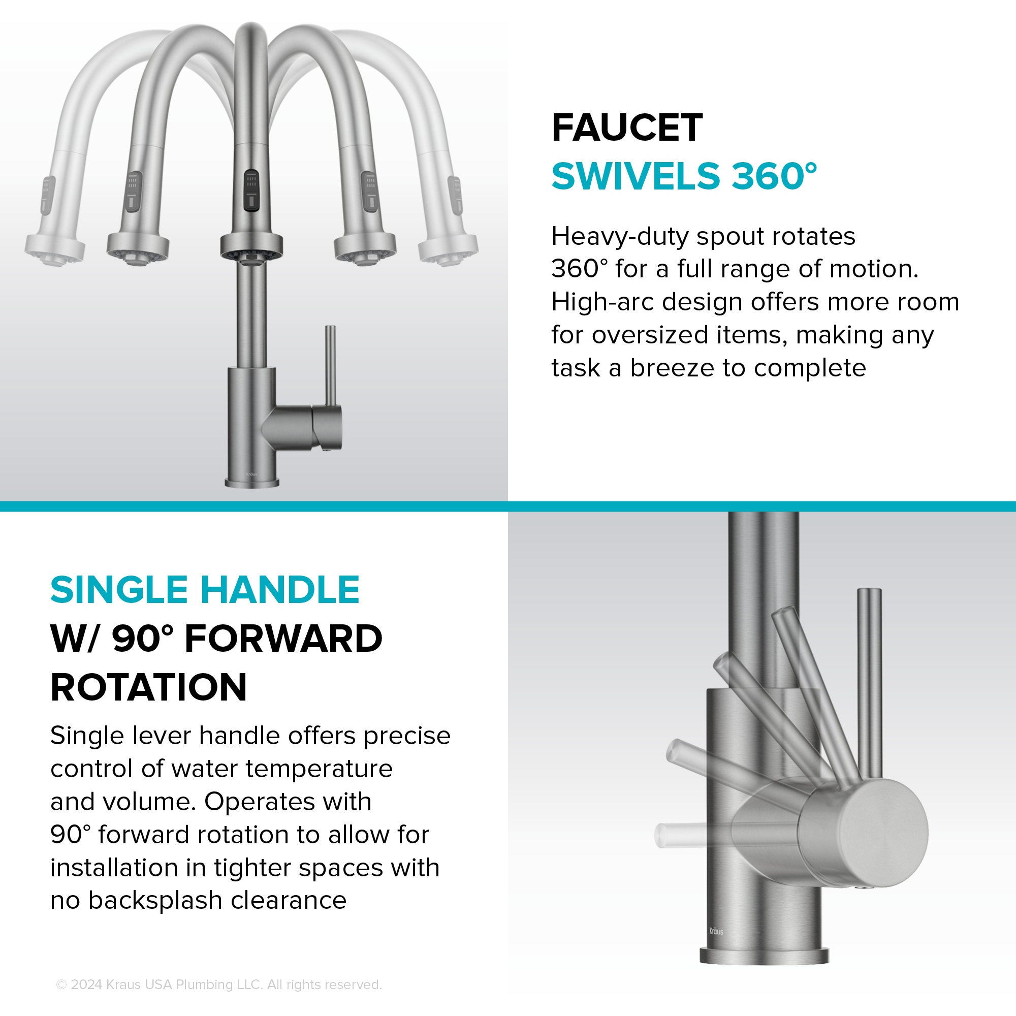 Kraus KSF-1616BB Kitchen-Faucets - View #15