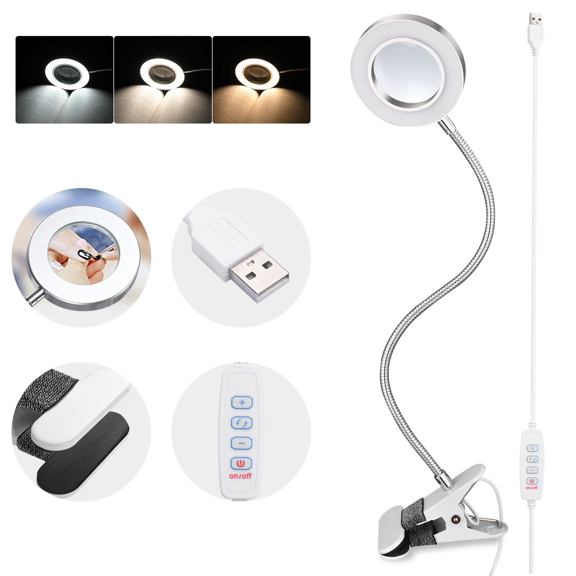 Yescom 12MKM-LED-MFL-07-LO Desk-Table-Lamps - View #3