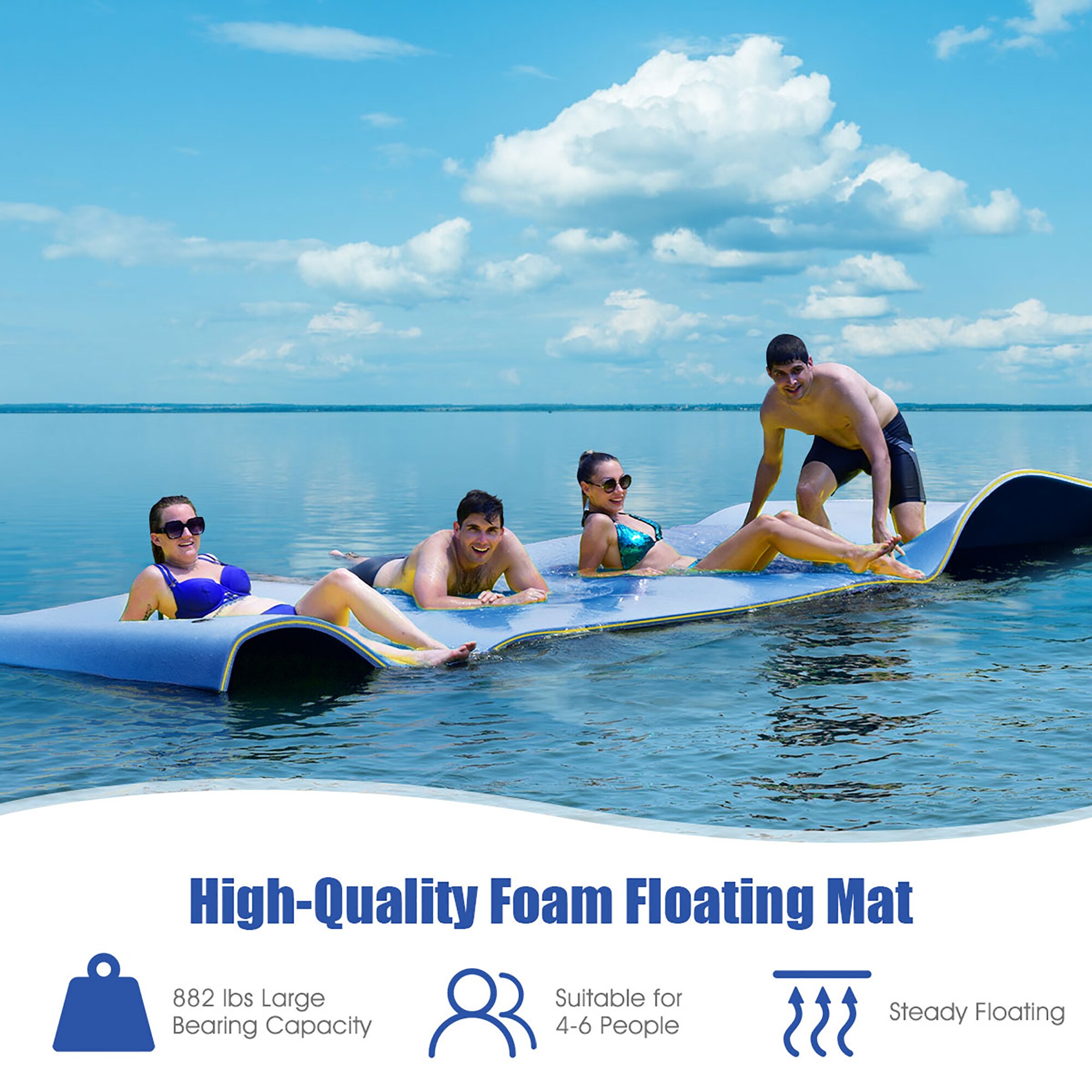 Costway CSHY005506 Pool-Toys-Floats - View #5
