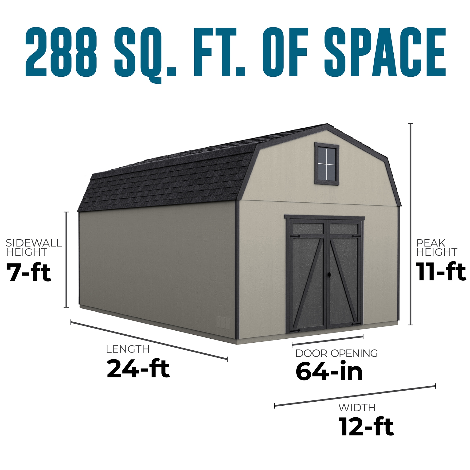 Heartland 192609 Wood-Storage-Buildings - View #3