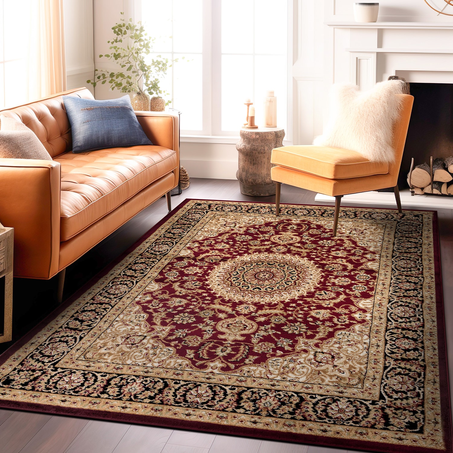 World Rug Gallery 101BURGUNDY12X15 rugs - View #2