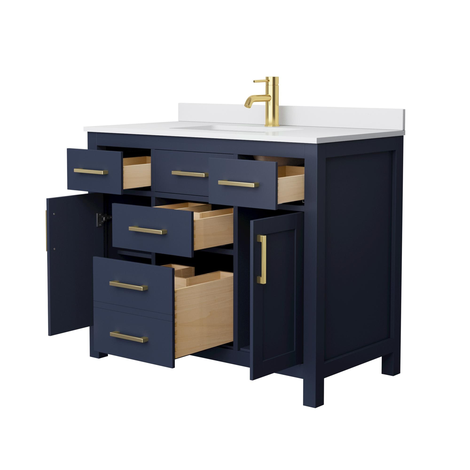 Wyndham Collection WCG242442SBLWCUNSMXX Bath-Vanity-Combo - View #3