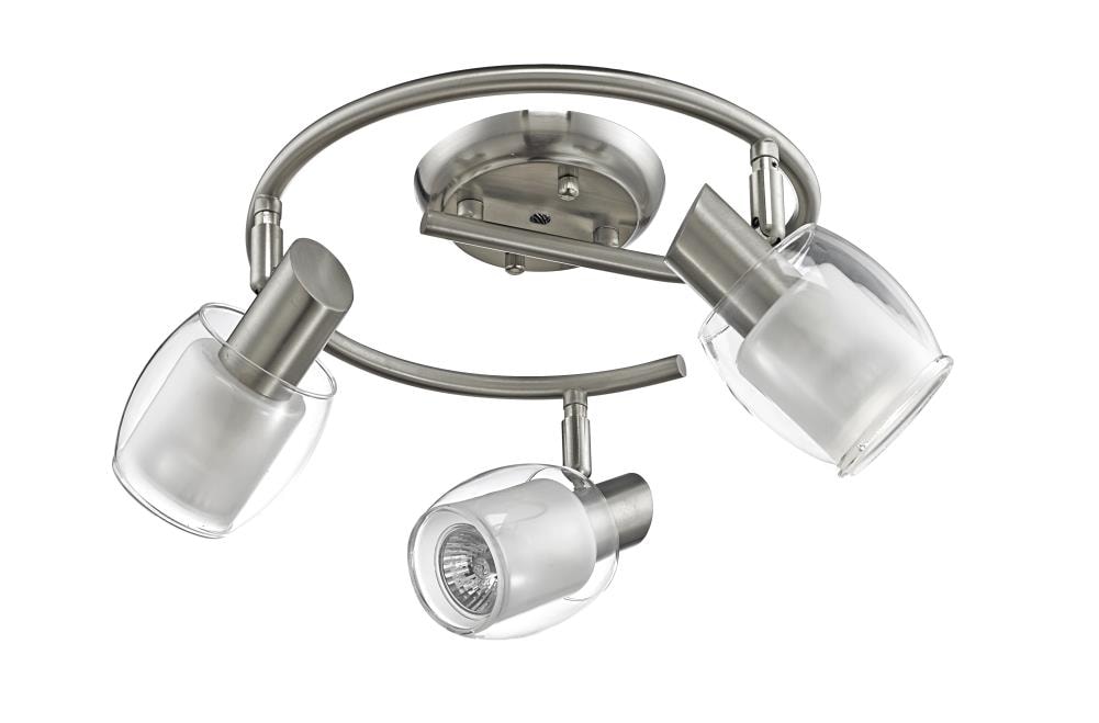 BELDI 1080-SP3 Salem 13.4-in 3-Light Satin Nickel dimmable Gu10 Pin Base Modern/Contemporary Track Bar