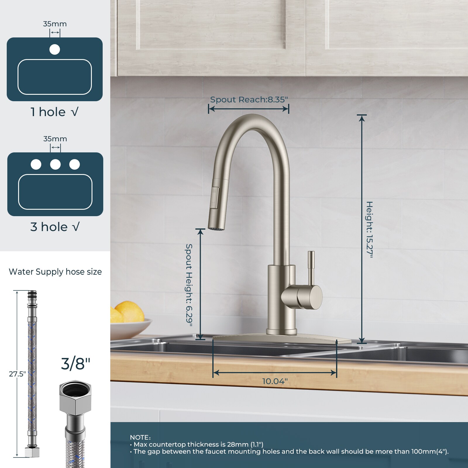 FORIOUS LL43000BN Kitchen-Faucets - View #6