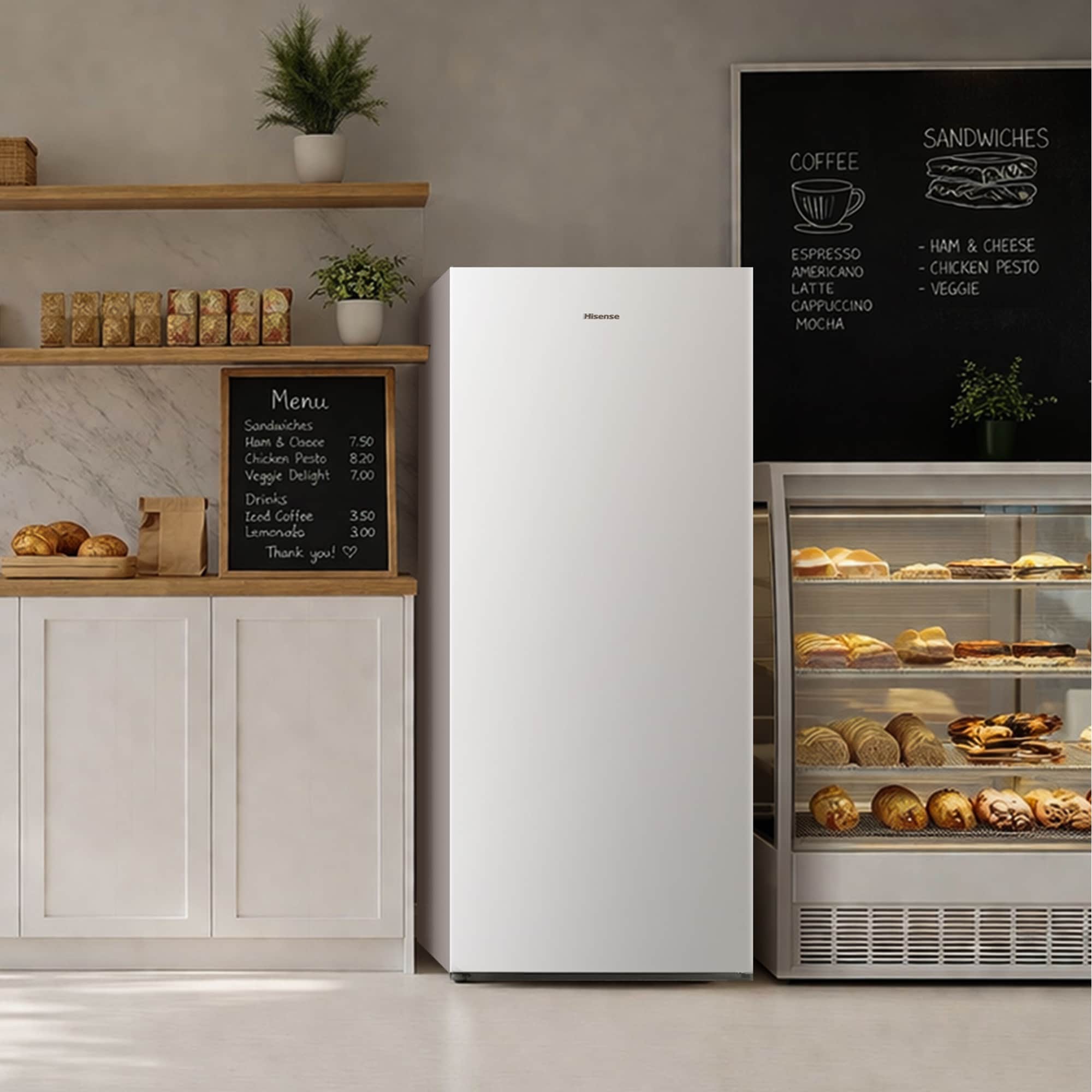 Hisense Convertible 13.6-cu ft Garage Ready Frost-free Upright