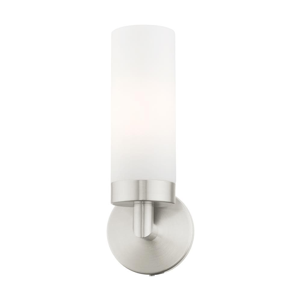 Aero 11.75'' Brushed Nickel Contemporary Dimmable Wall Sconce